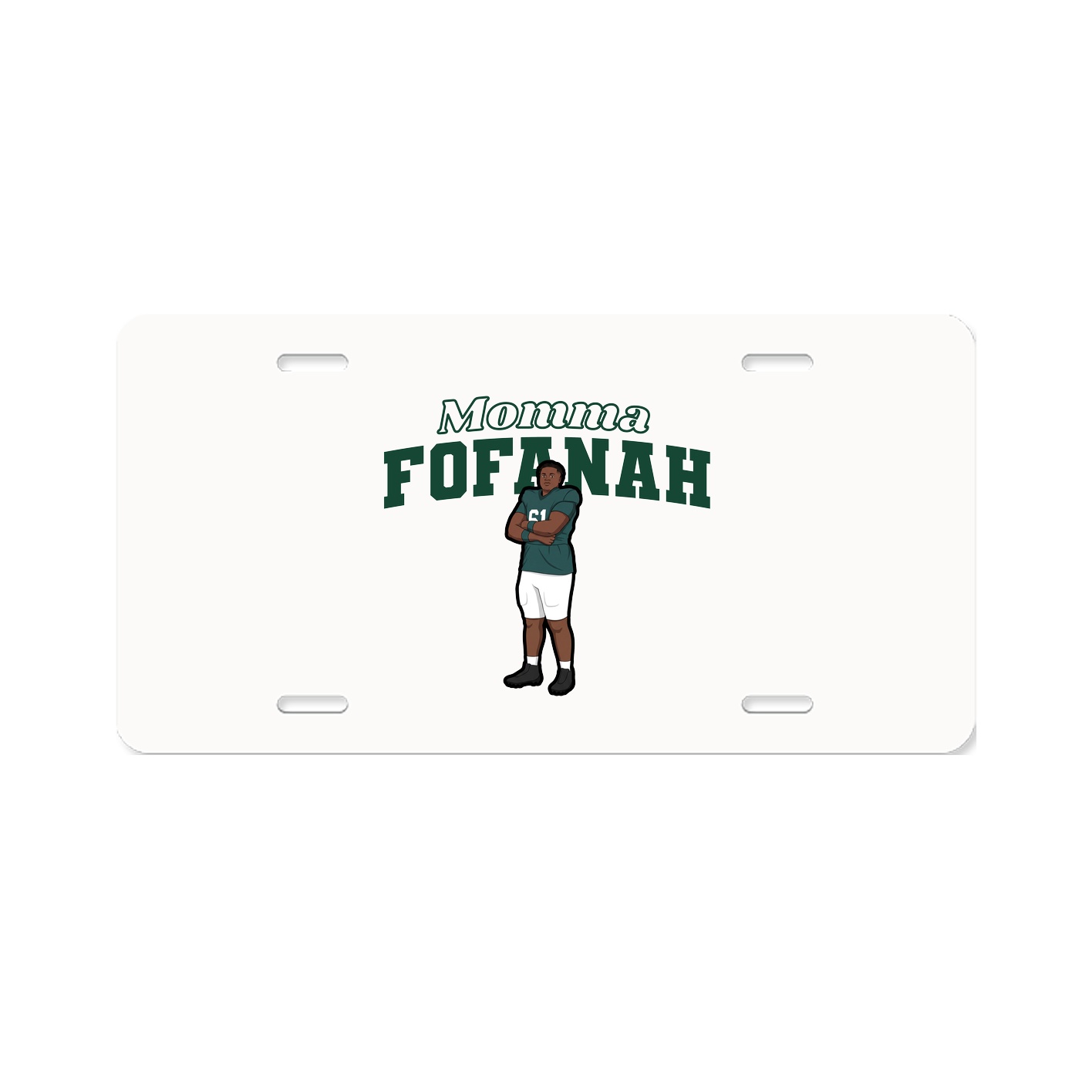 License Plate — Mothers Day Block in Classic