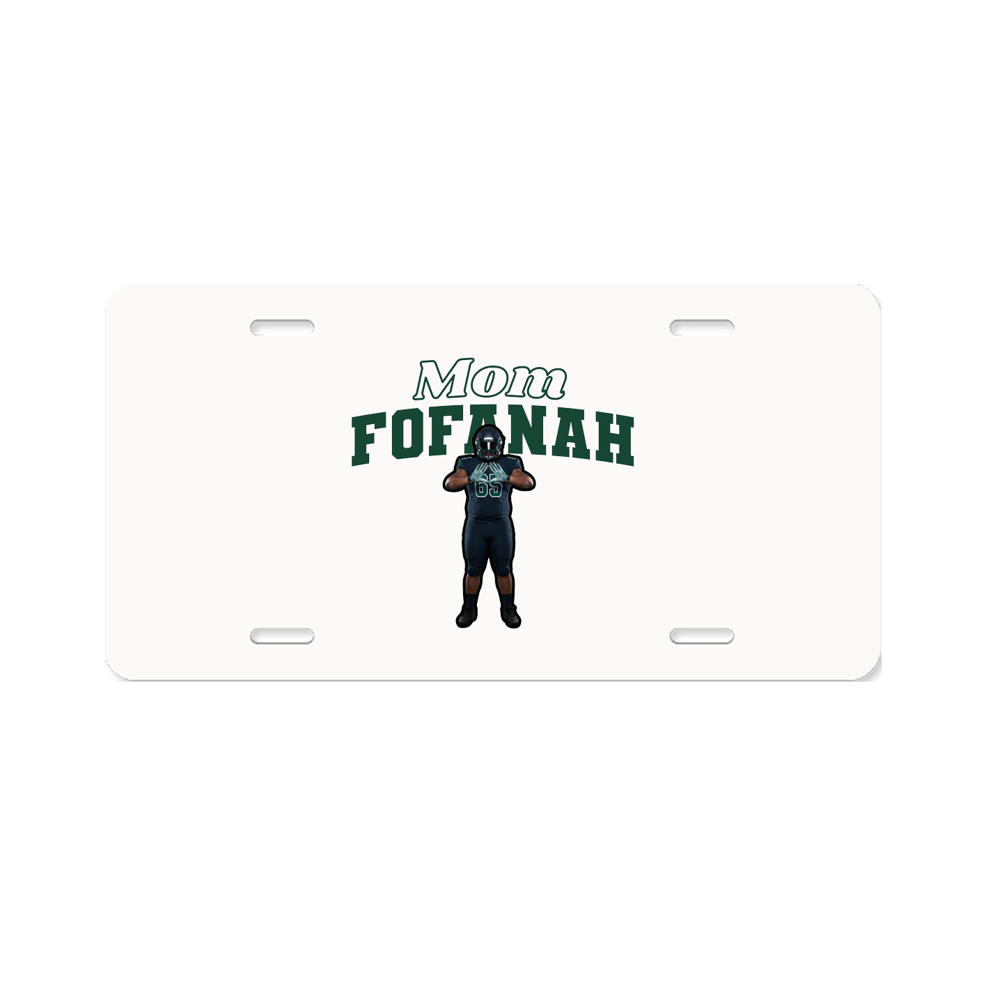 License Plate — Mothers Day Block in Classic