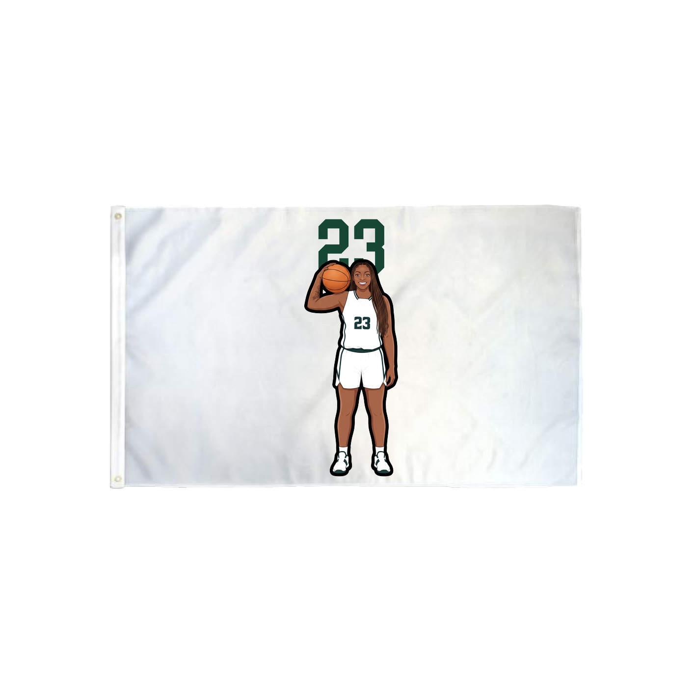 3x5 Flag — Number Top in Classic