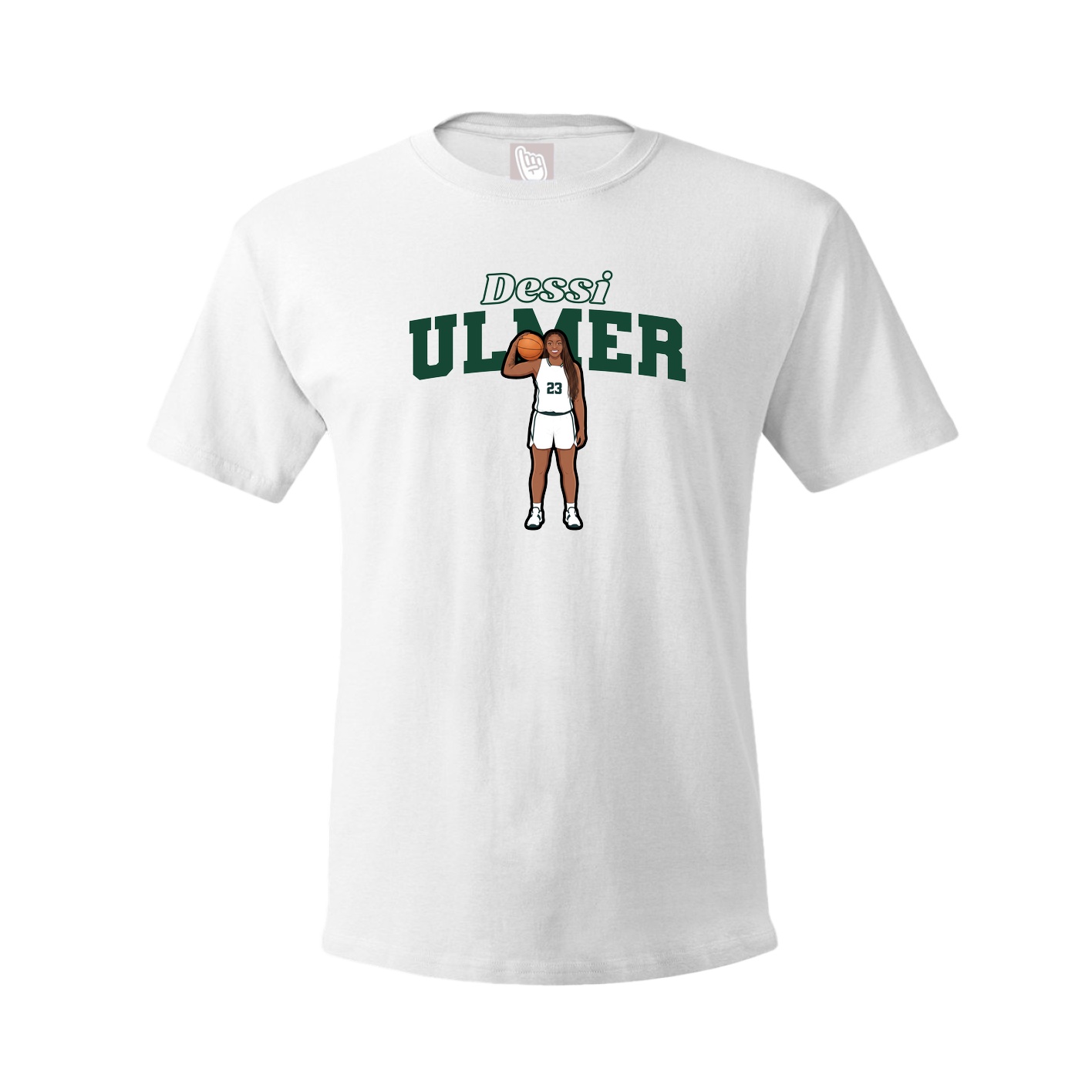 Tee — Name Arch in White