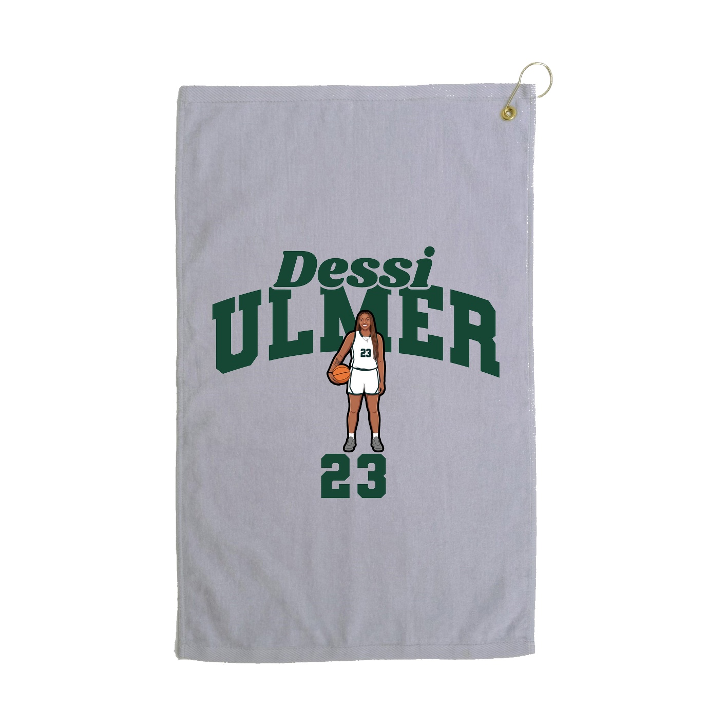 Golf Towel — Signature Arch in Grey