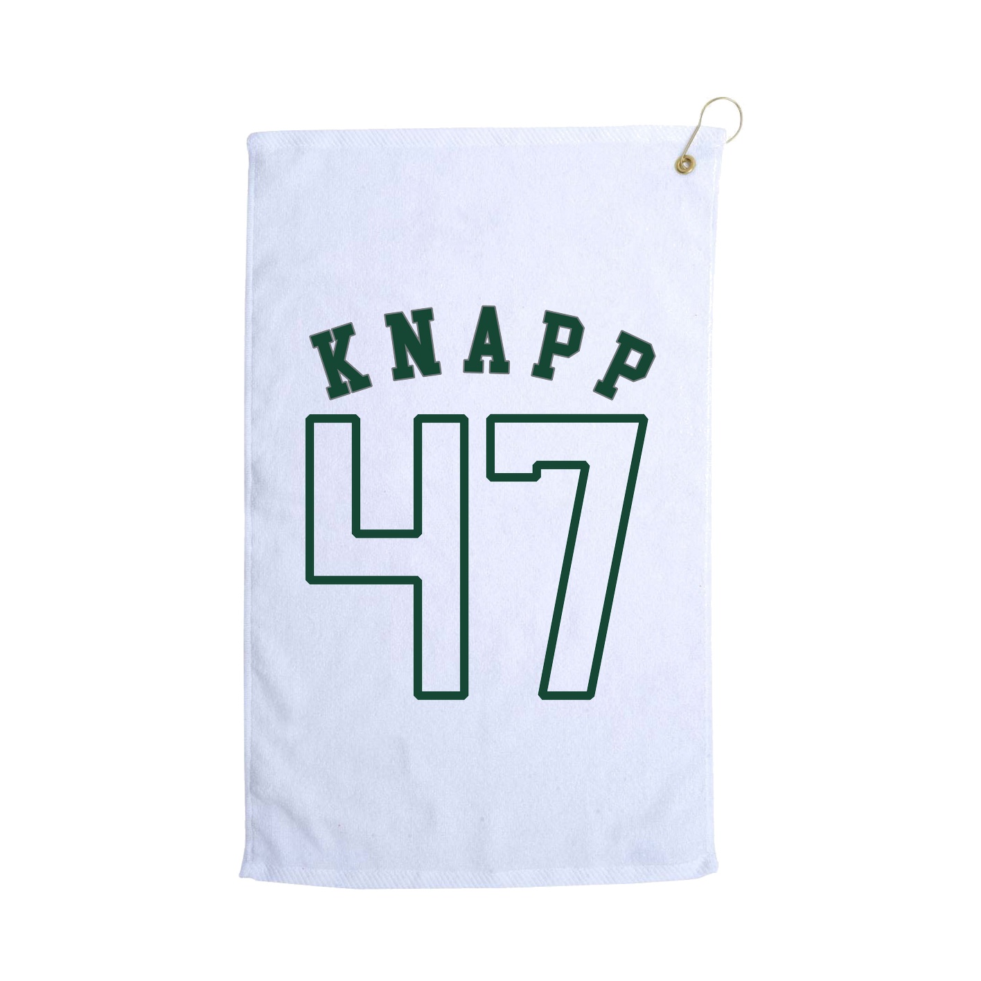 Golf Towel — Shirsey Arch in White