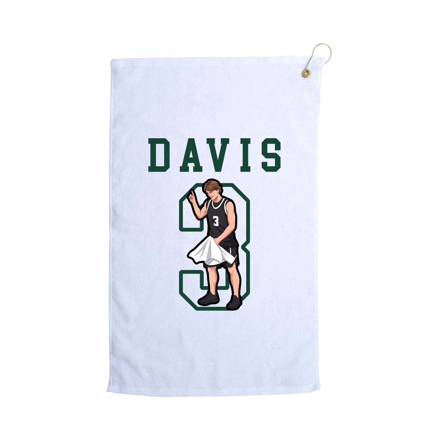 Golf Towel — Shirsey in White