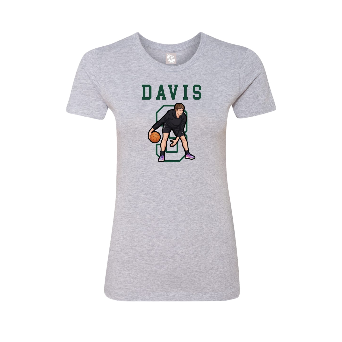 Fitted Women's Tee — Shirsey in Grey