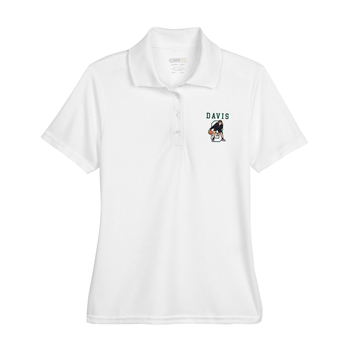 Womens Performance Polo — Shirsey in White