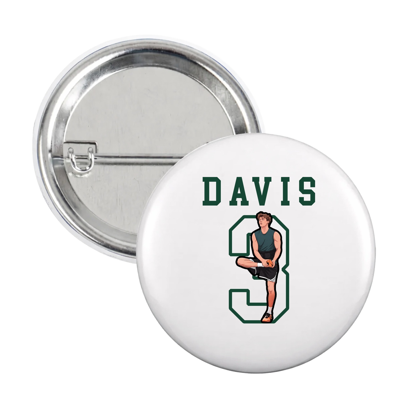 Game Day Button — Shirsey in White