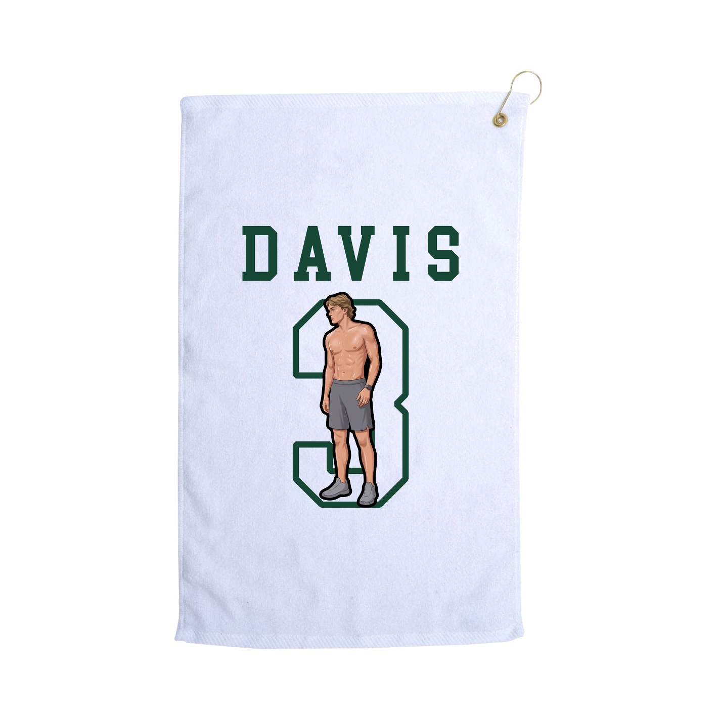 Golf Towel — Shirsey in White