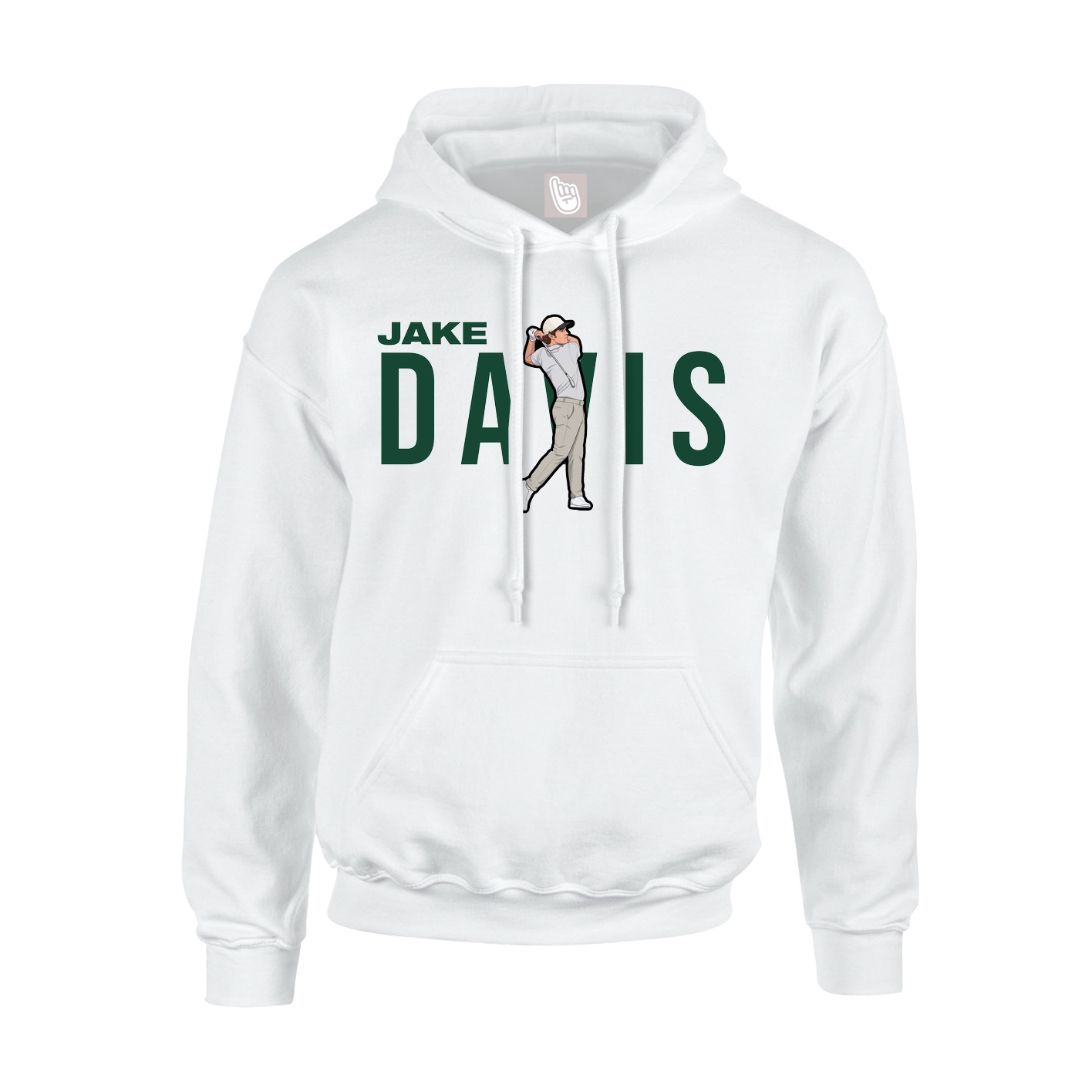 Hoodie — Player Name in White