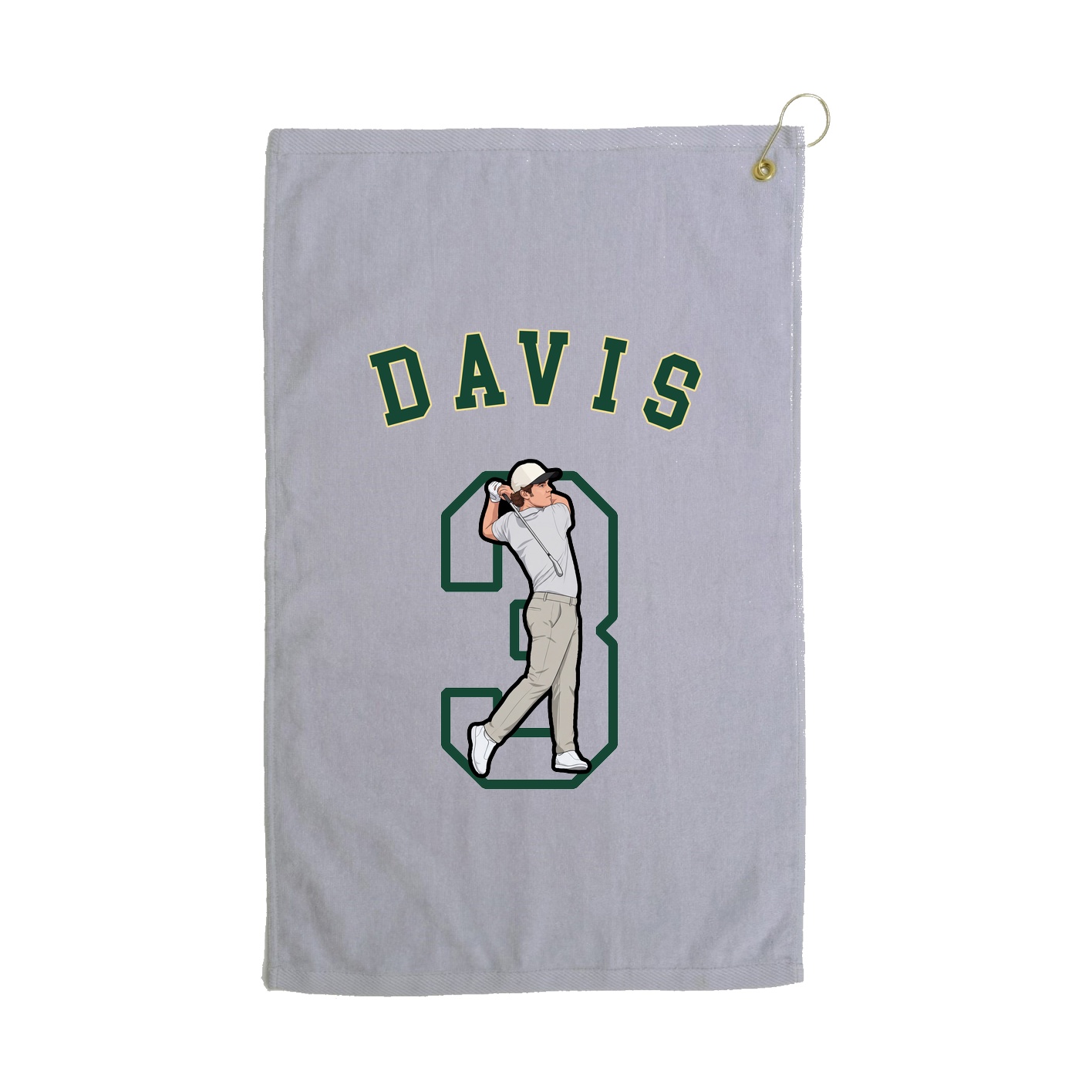 Golf Towel — Shirsey Arch in Grey