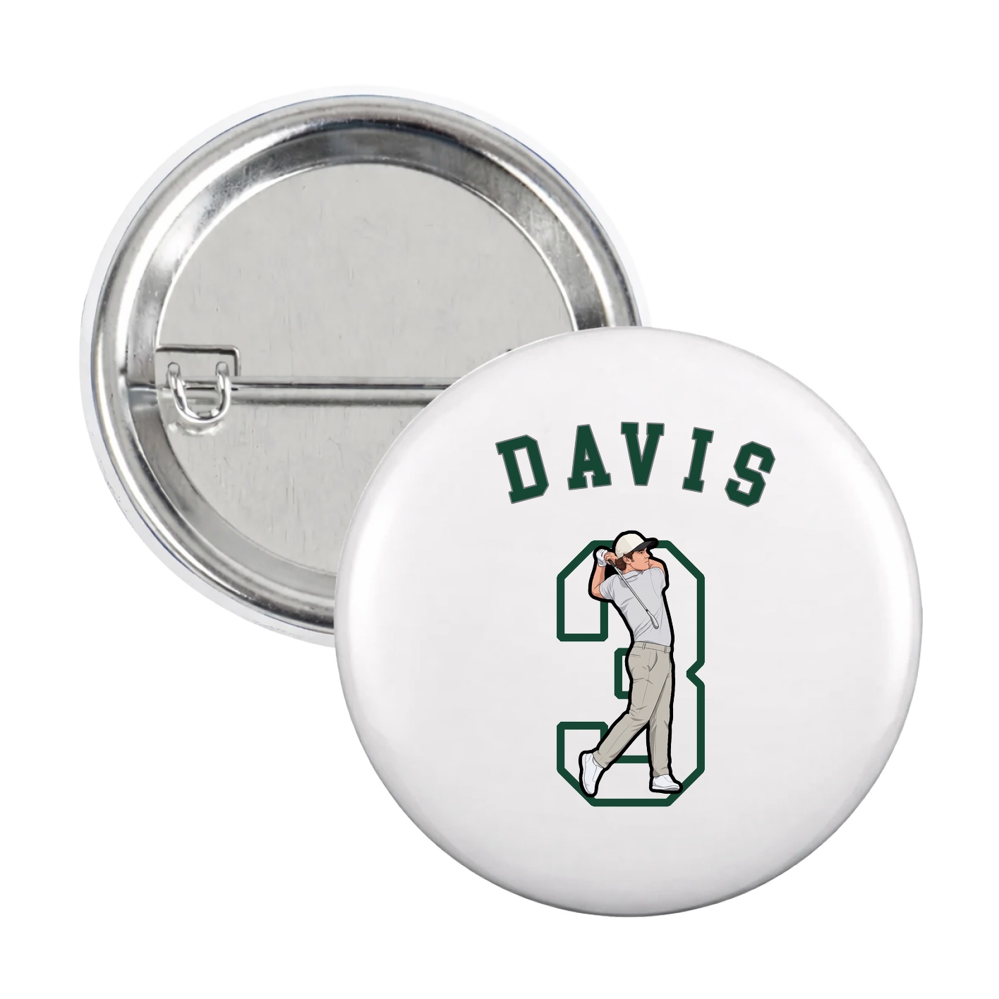Game Day Button — Shirsey Arch in White