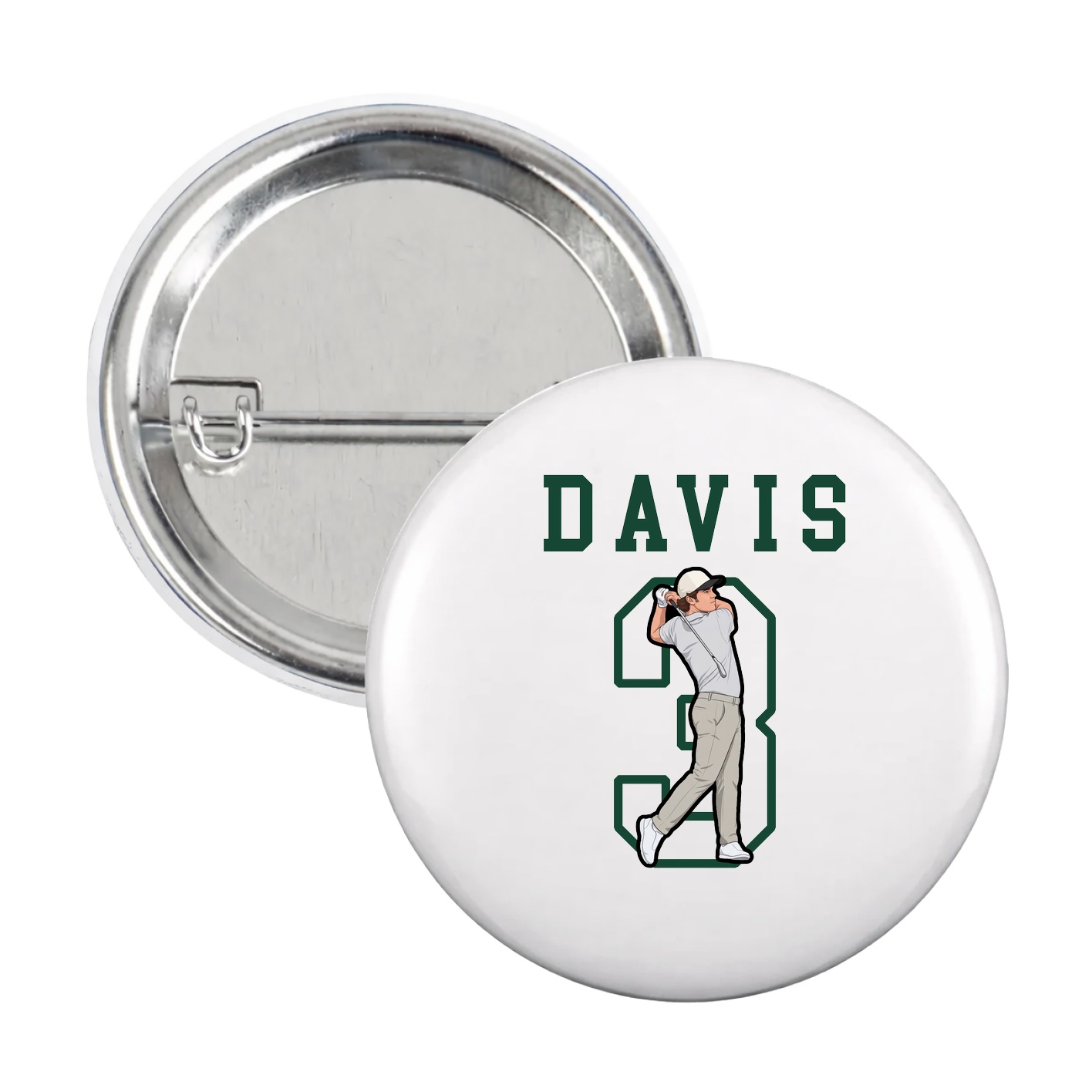 Game Day Button — Shirsey in White