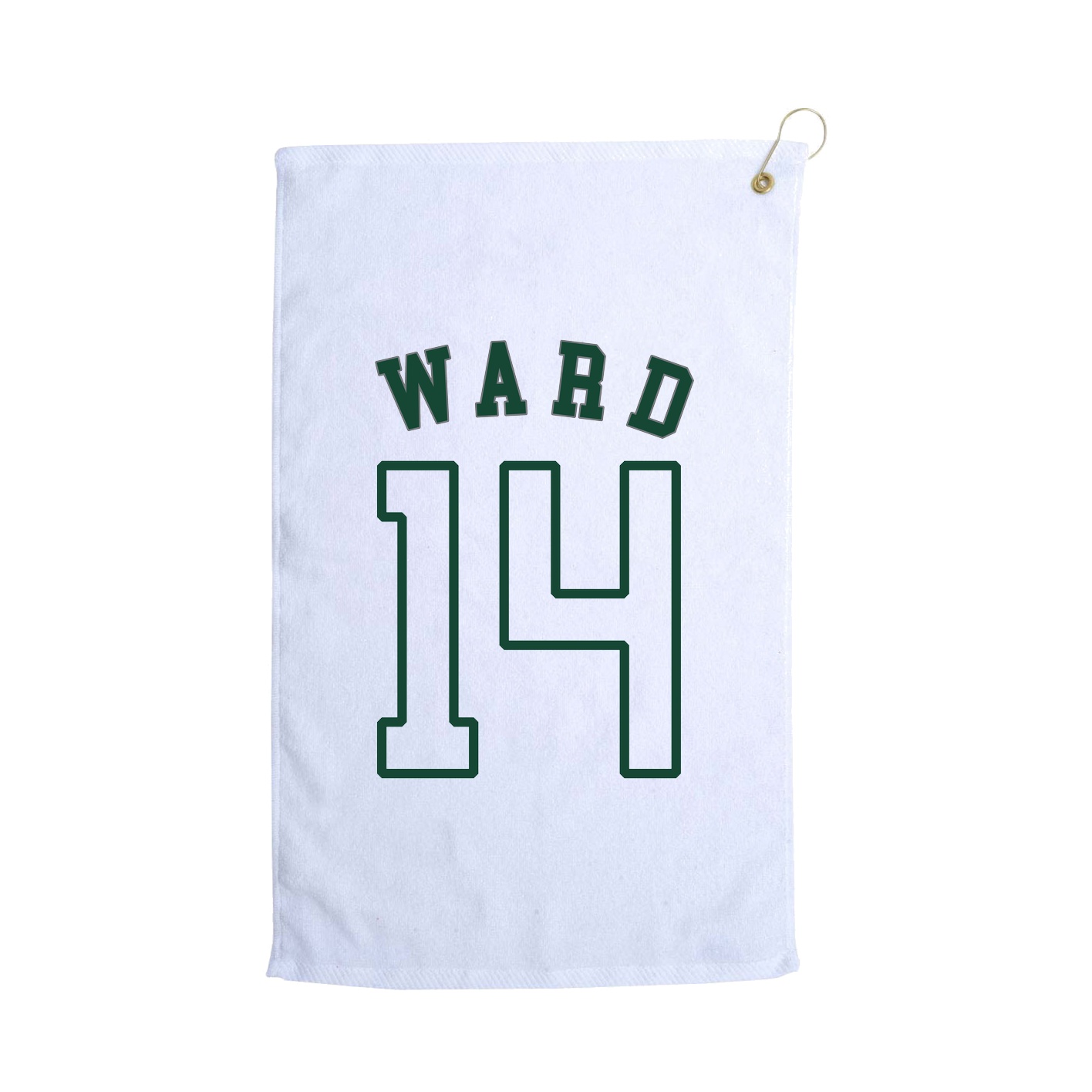 Golf Towel — Shirsey Arch in White