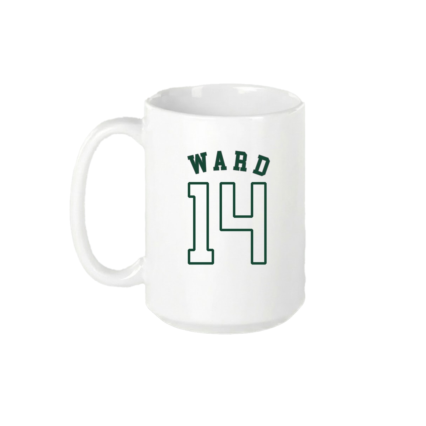 15oz Coffee Mug — Shirsey Arch in White