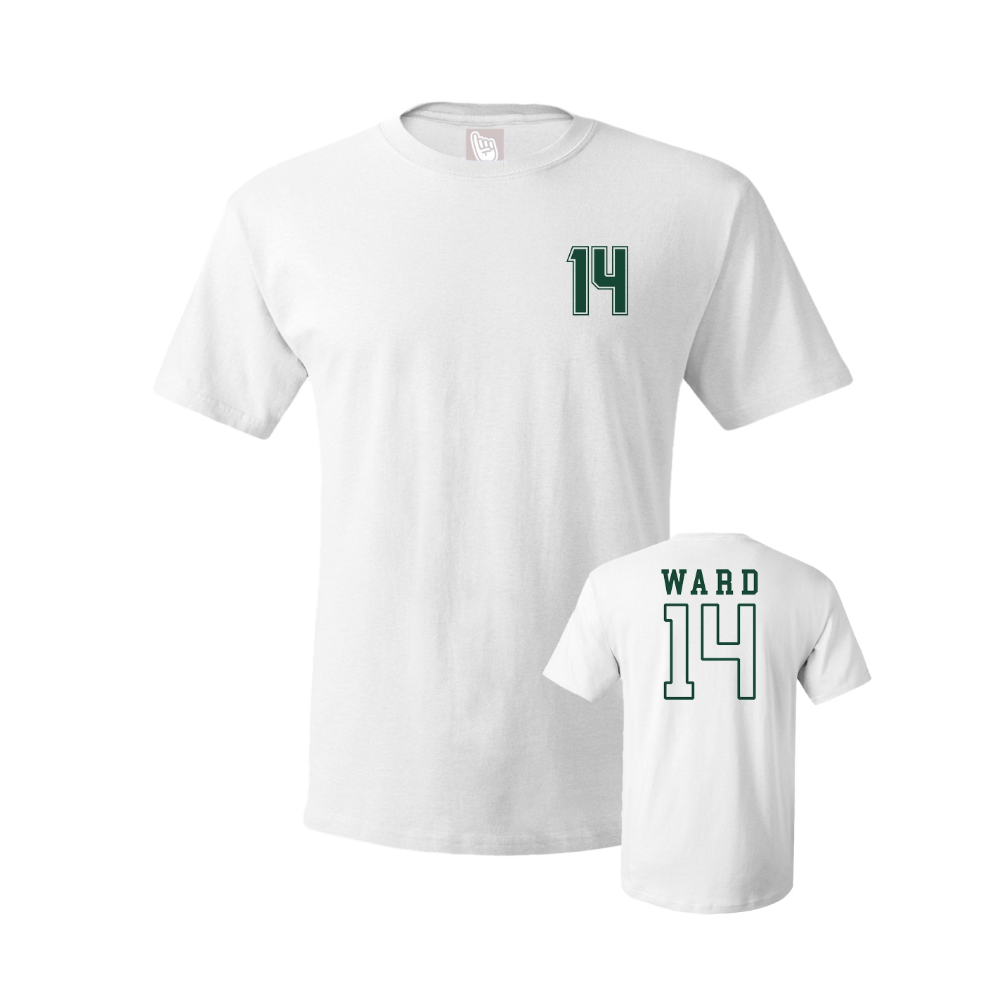 Tee — Chest Back in White