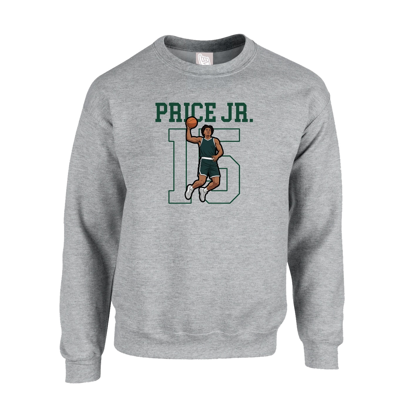 Fleece Crew — Shirsey in Grey