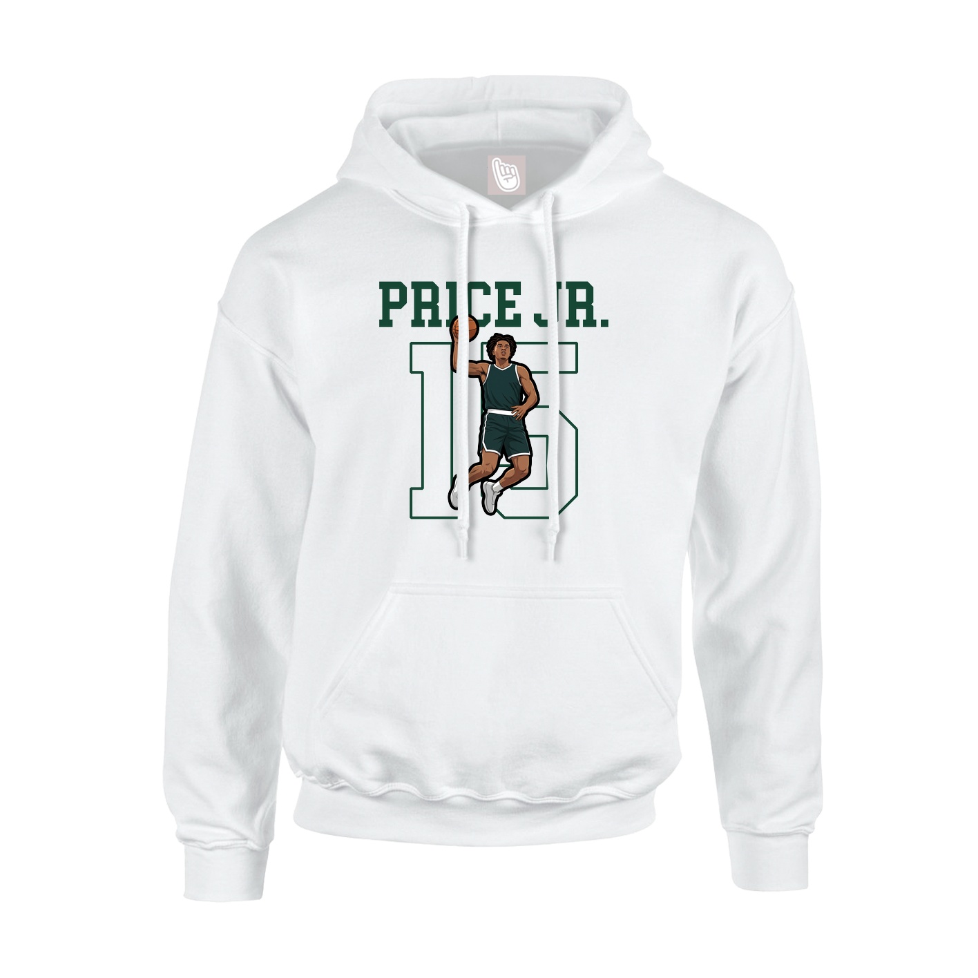 Youth Hoodie — Shirsey in White