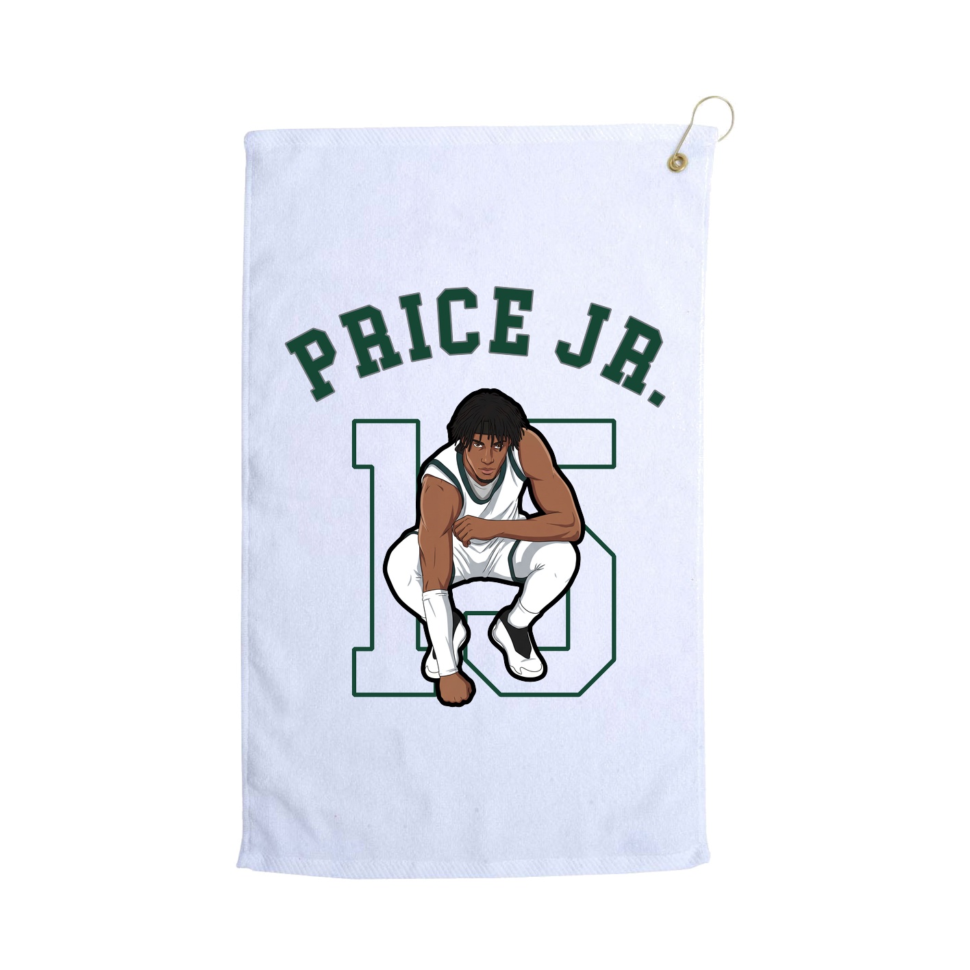 Golf Towel — Shirsey Arch in White
