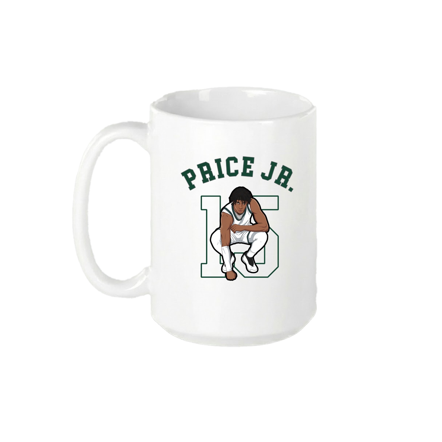 15oz Coffee Mug — Shirsey Arch in White