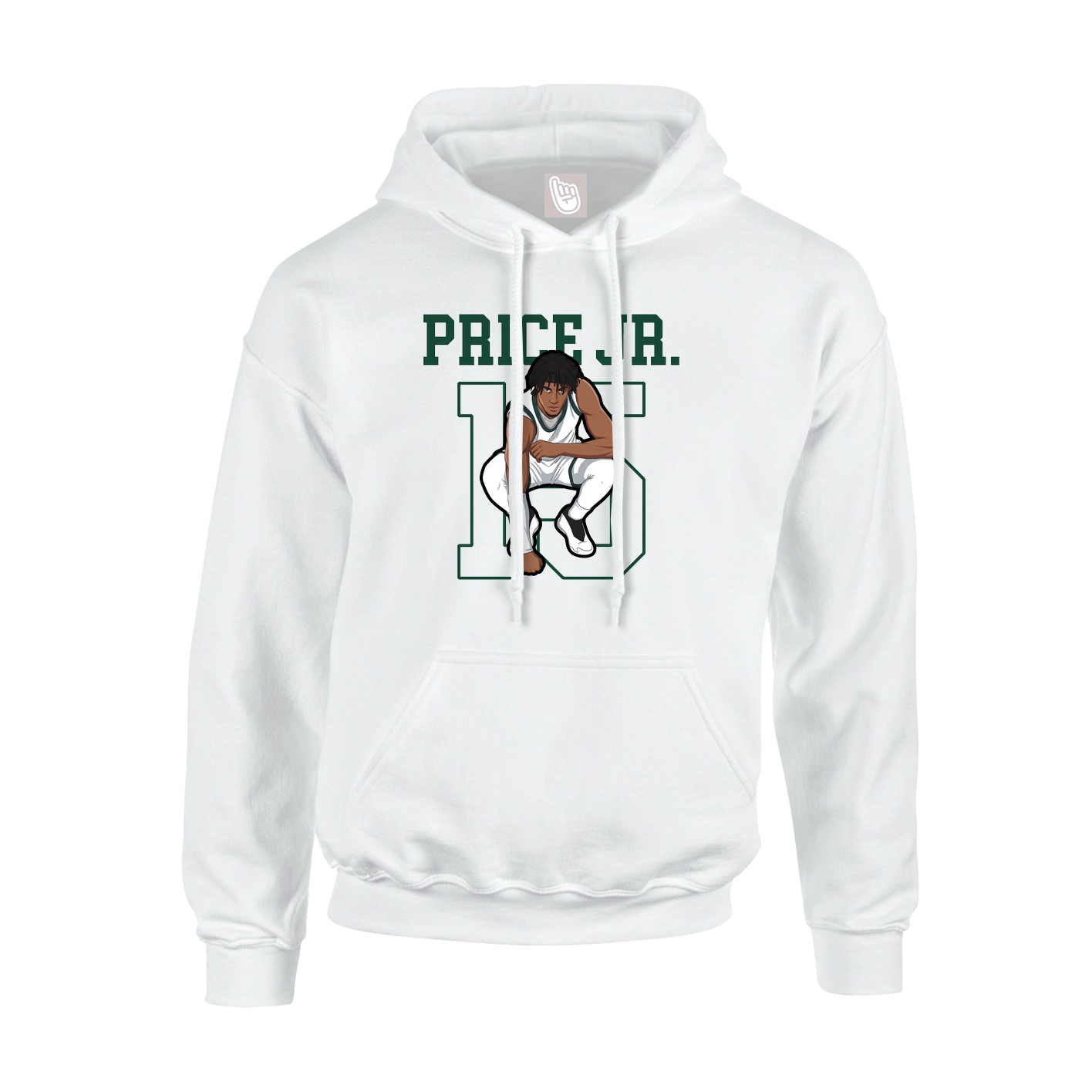 Hoodie — Shirsey in White