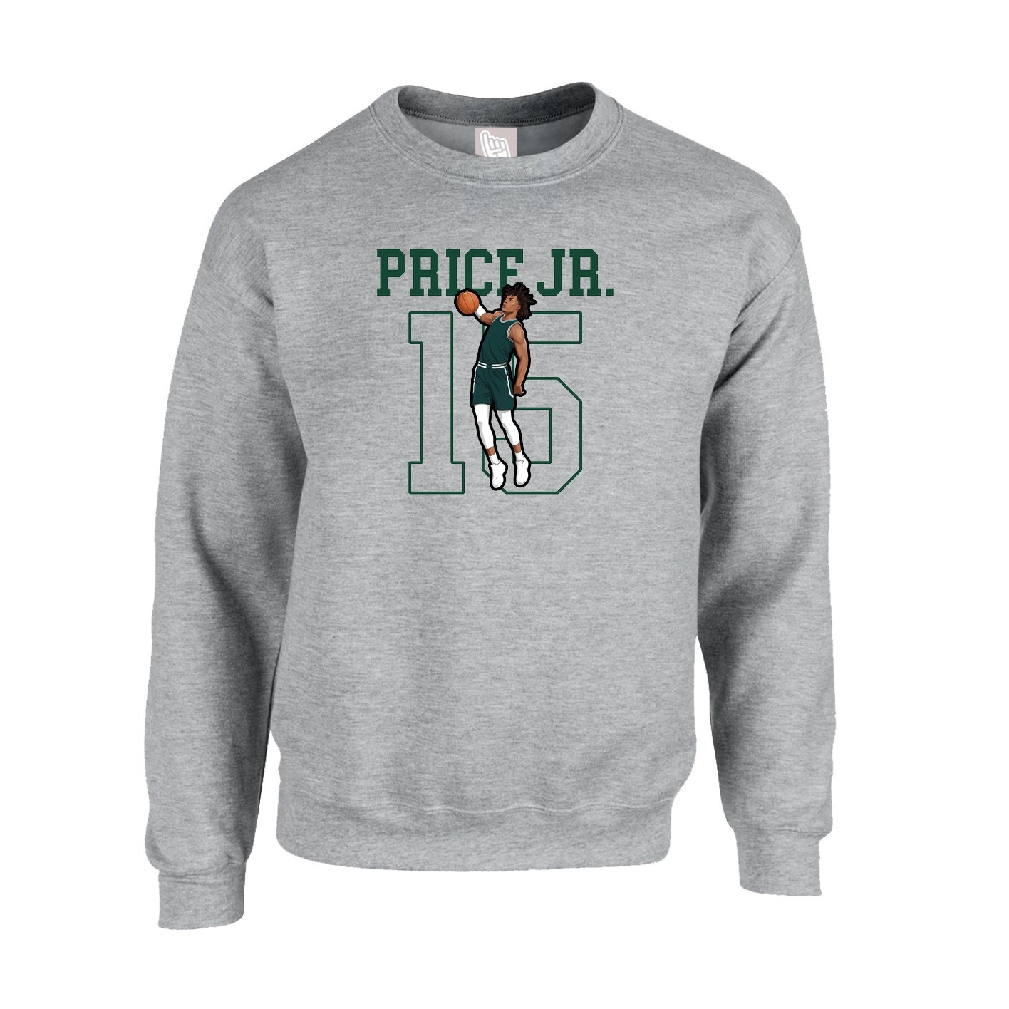 Fleece Crew — Shirsey in Grey