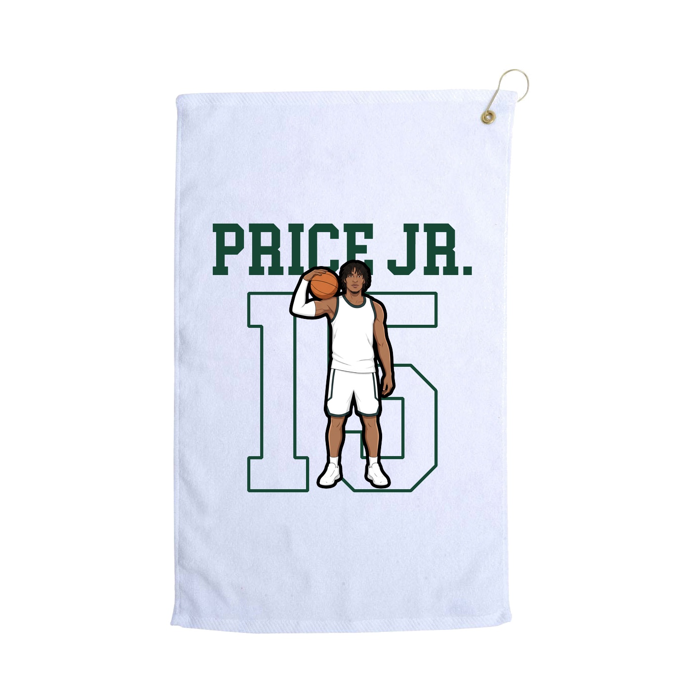 Golf Towel — Shirsey in White