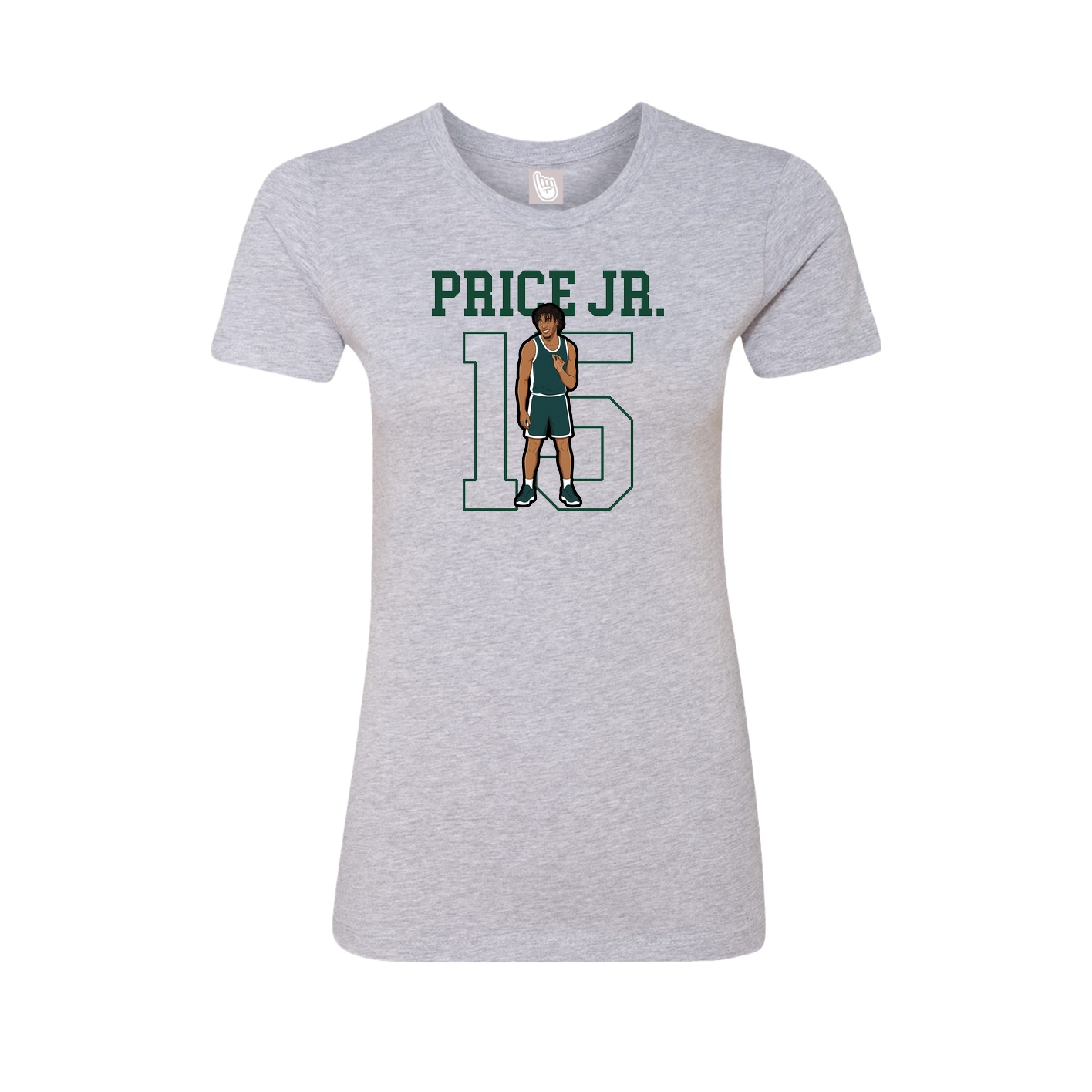 Fitted Women's Tee — Shirsey in Grey