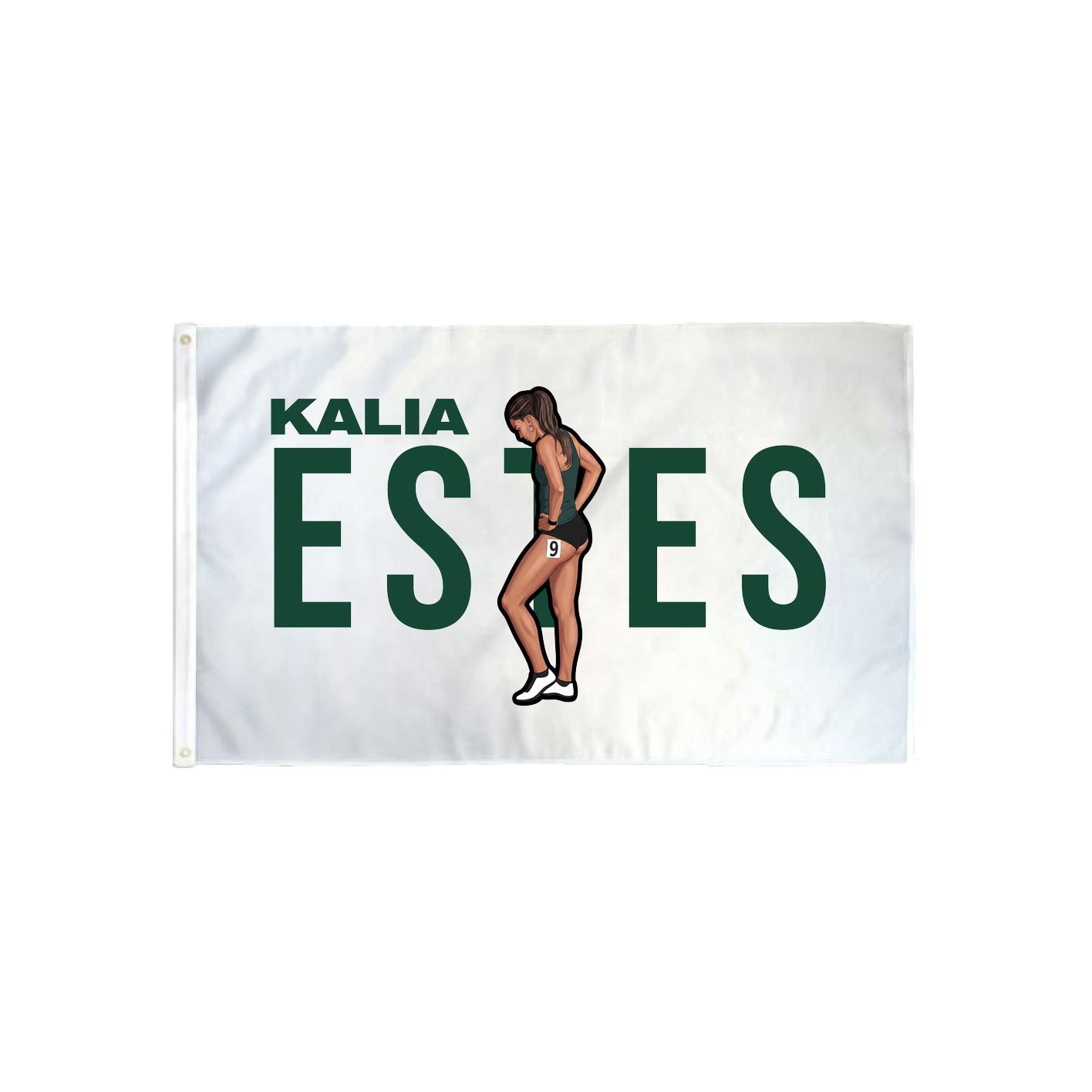 3x5 Flag — Player Name in Classic