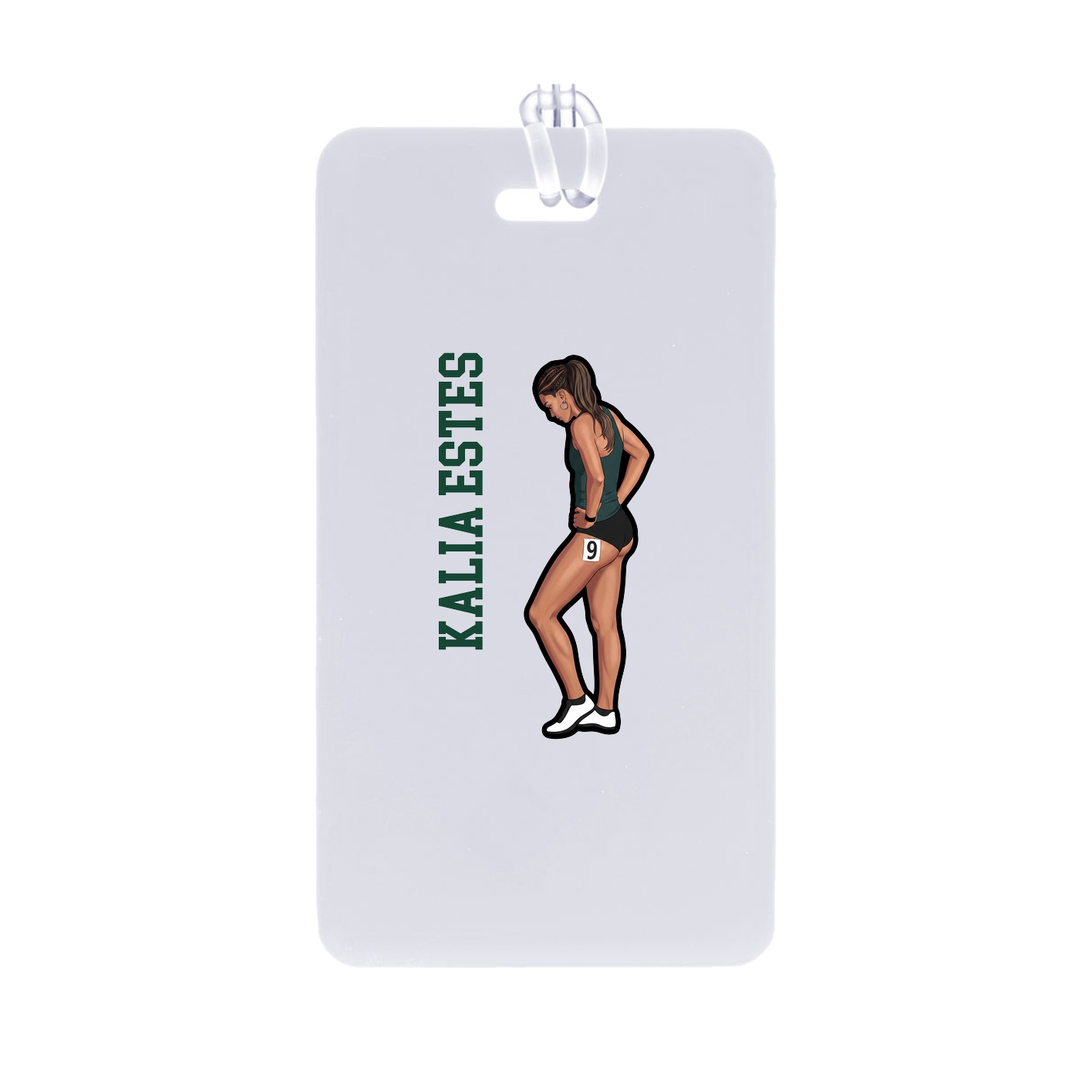 Bag Tag — Name Vertical in Classic