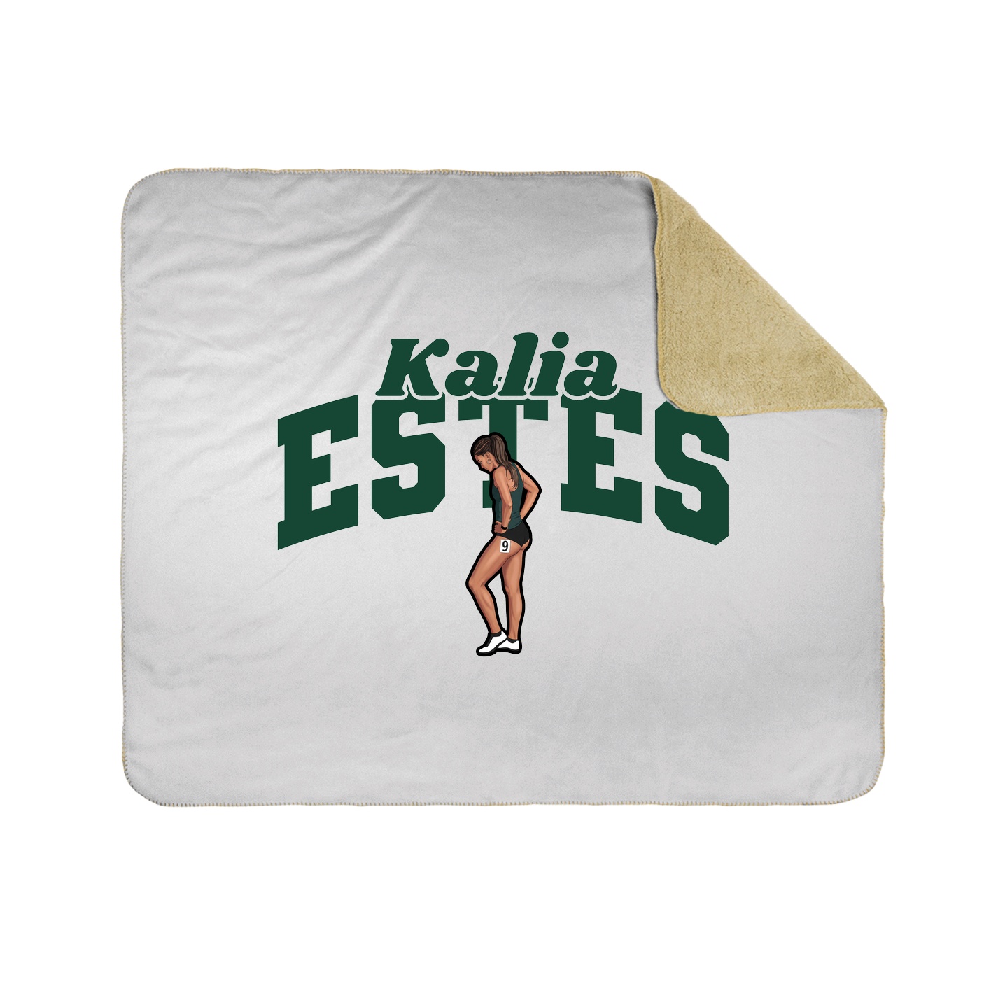 Throw Blanket — Signature Arch in White