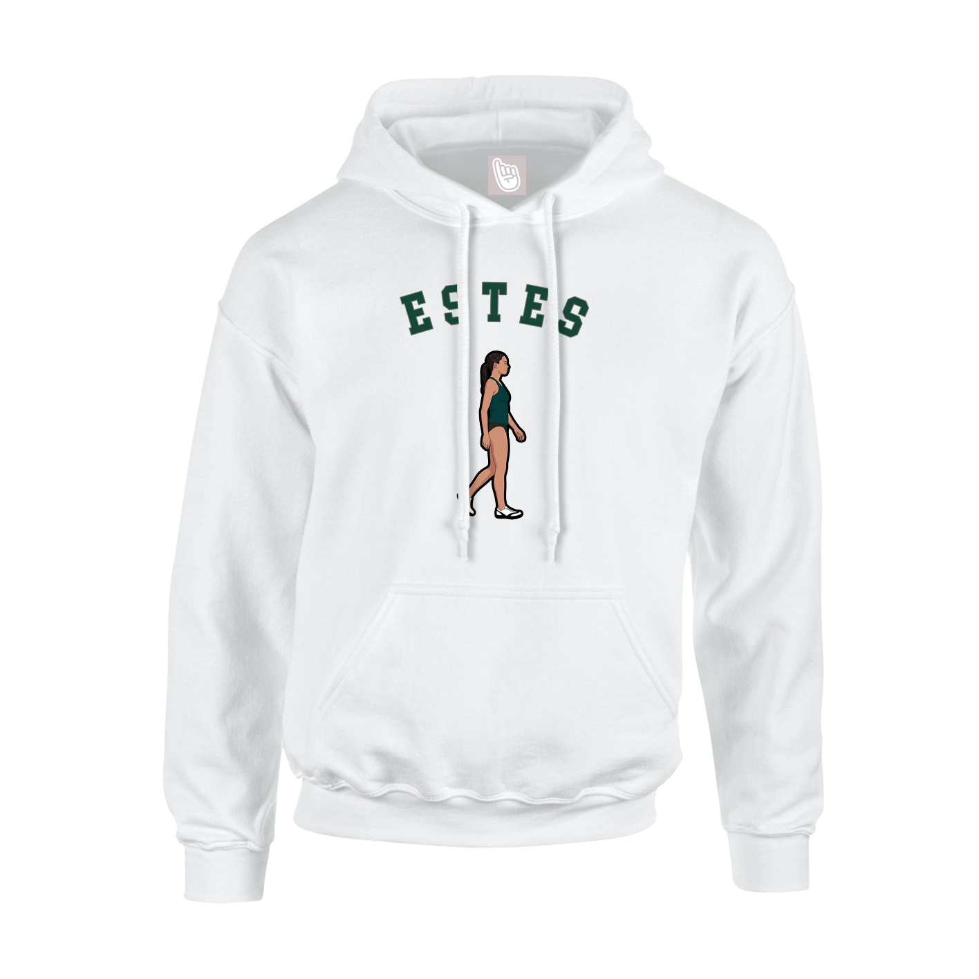 Youth Hoodie — Shirsey Arch in White