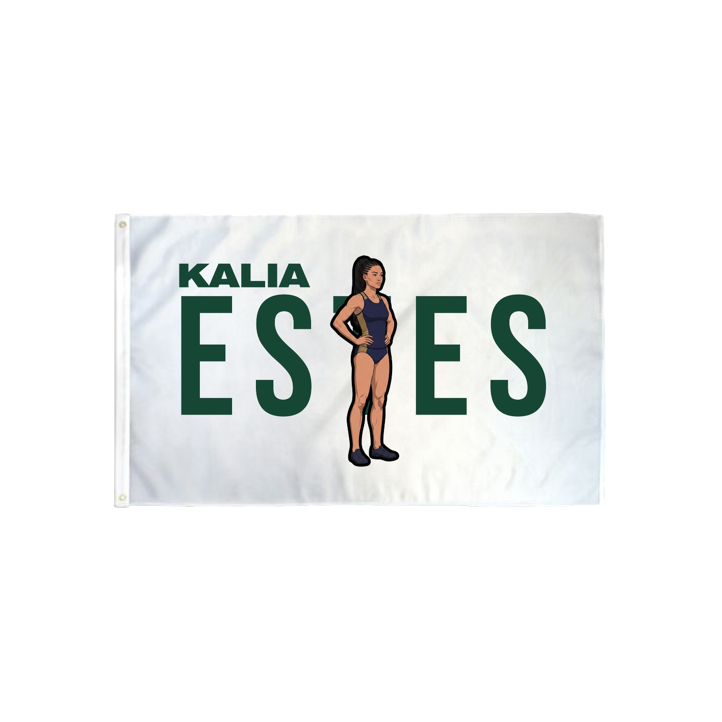 3x5 Flag — Player Name in Classic