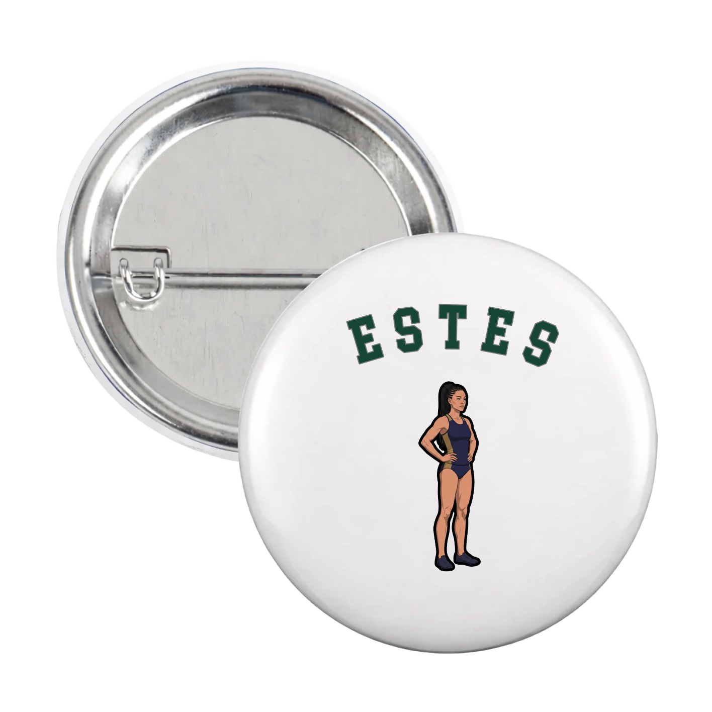 Game Day Button — Shirsey Arch in White