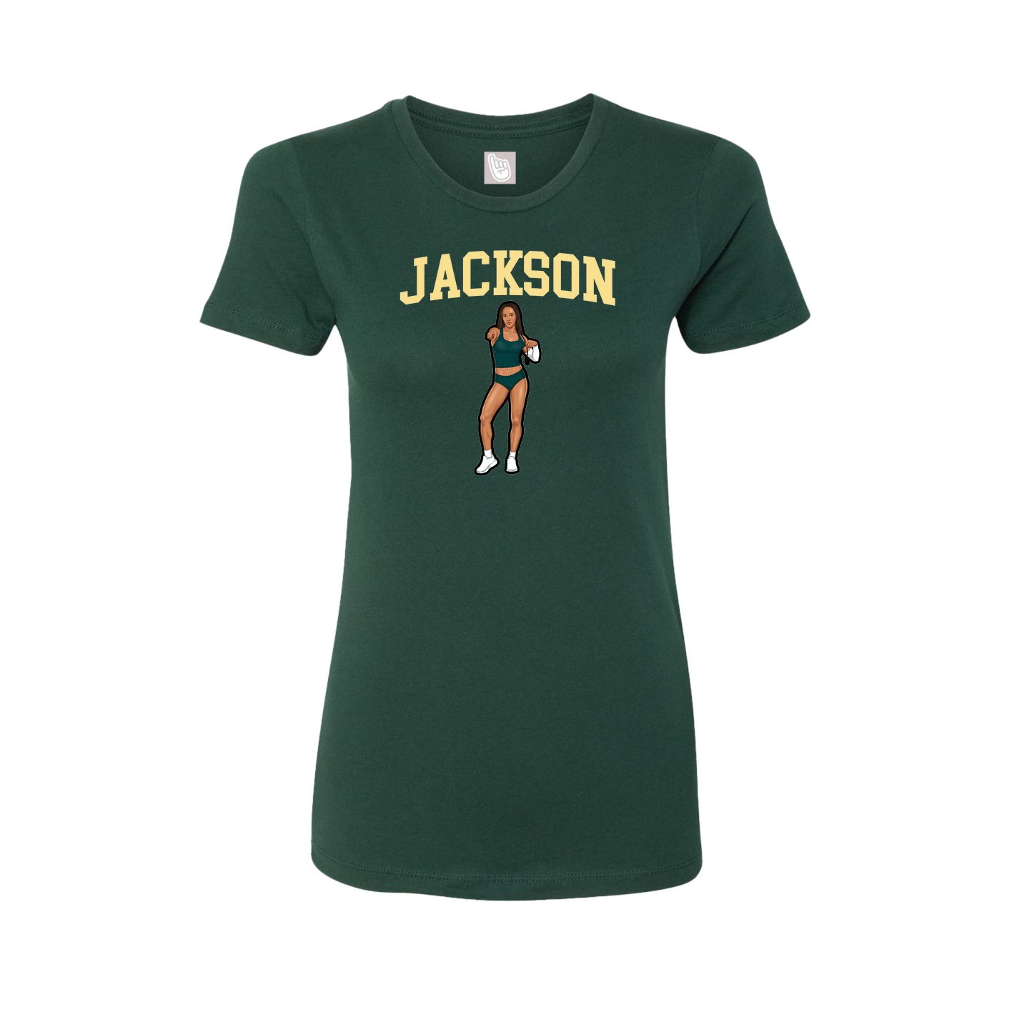 Fitted Women's Tee — Shirsey in Green