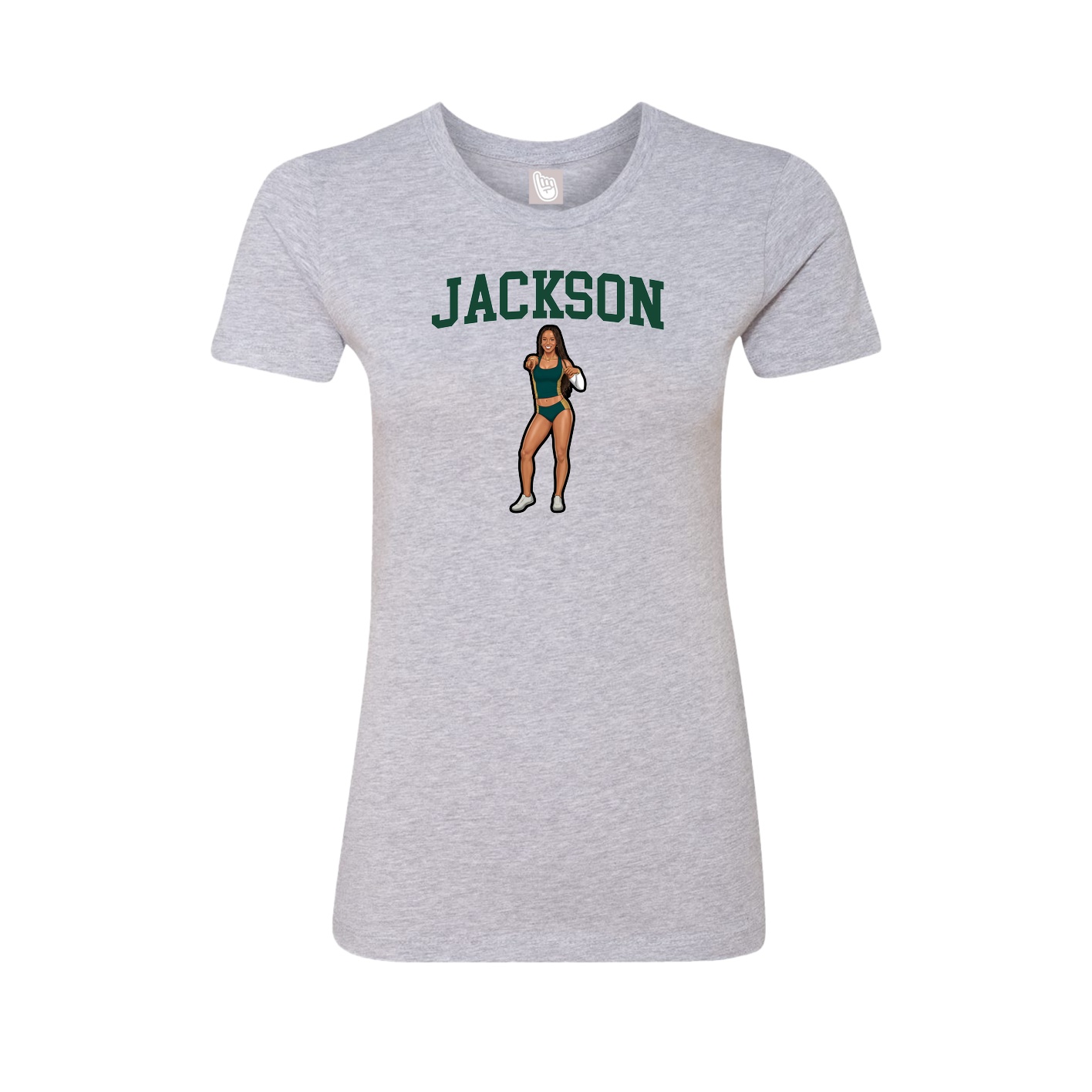 Fitted Women's Tee — Shirsey in Grey