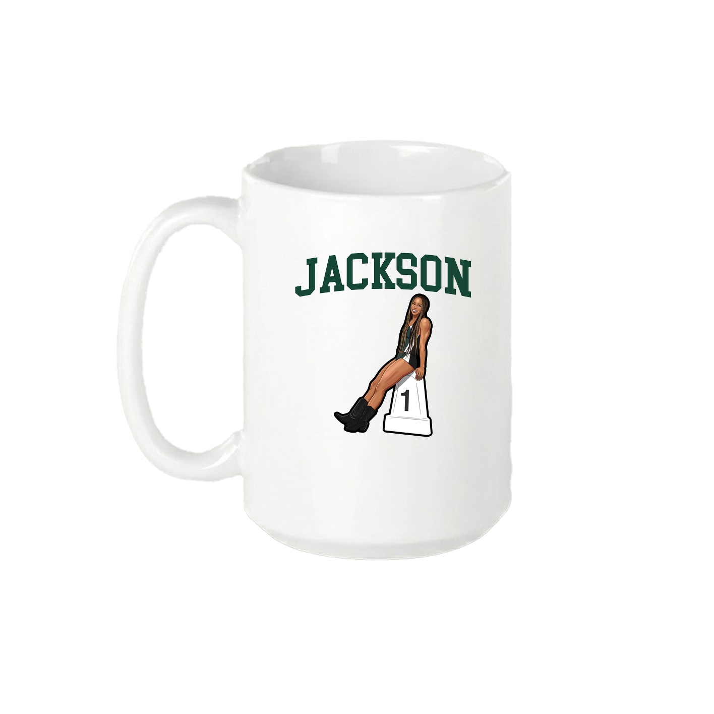 15oz Coffee Mug — Shirsey in White