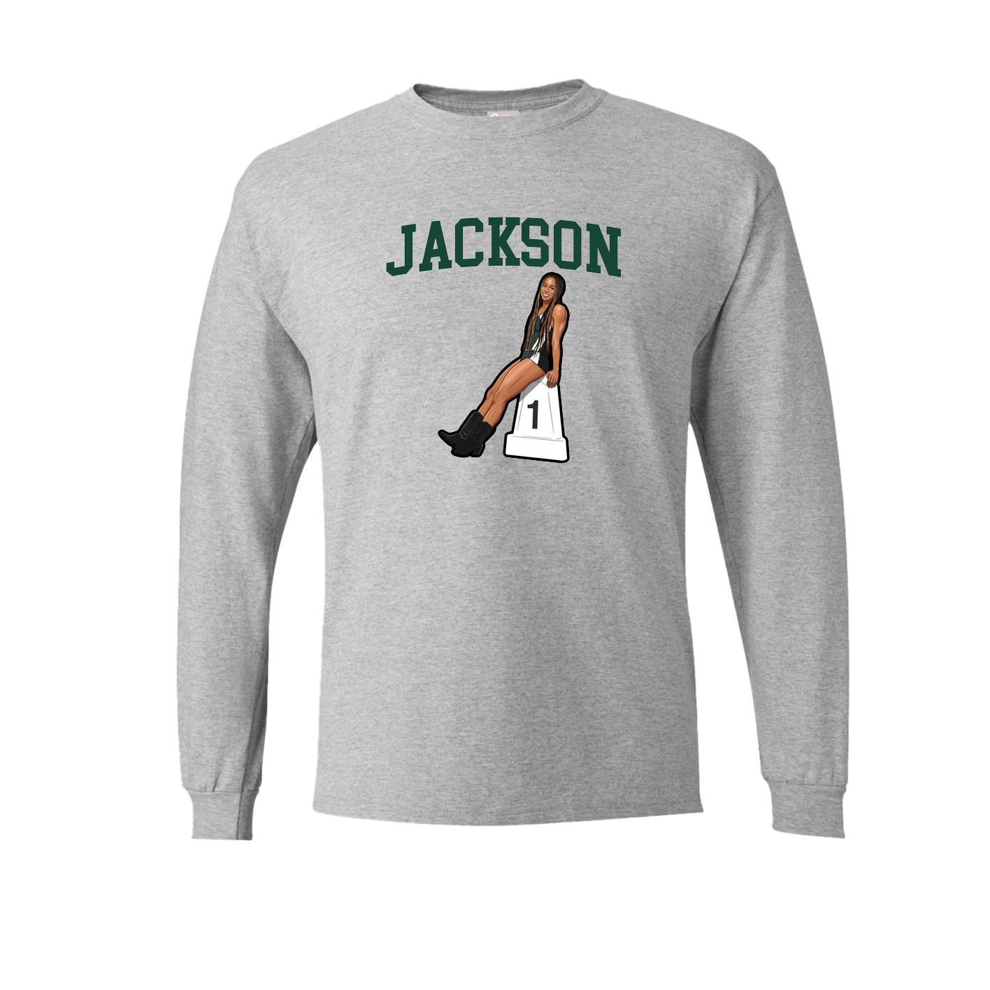 Long Sleeve Tee — Shirsey in Grey