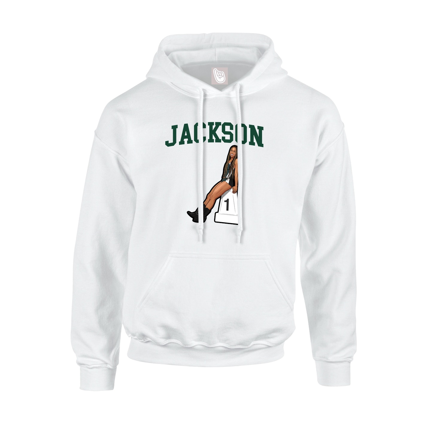 Hoodie — Shirsey in White