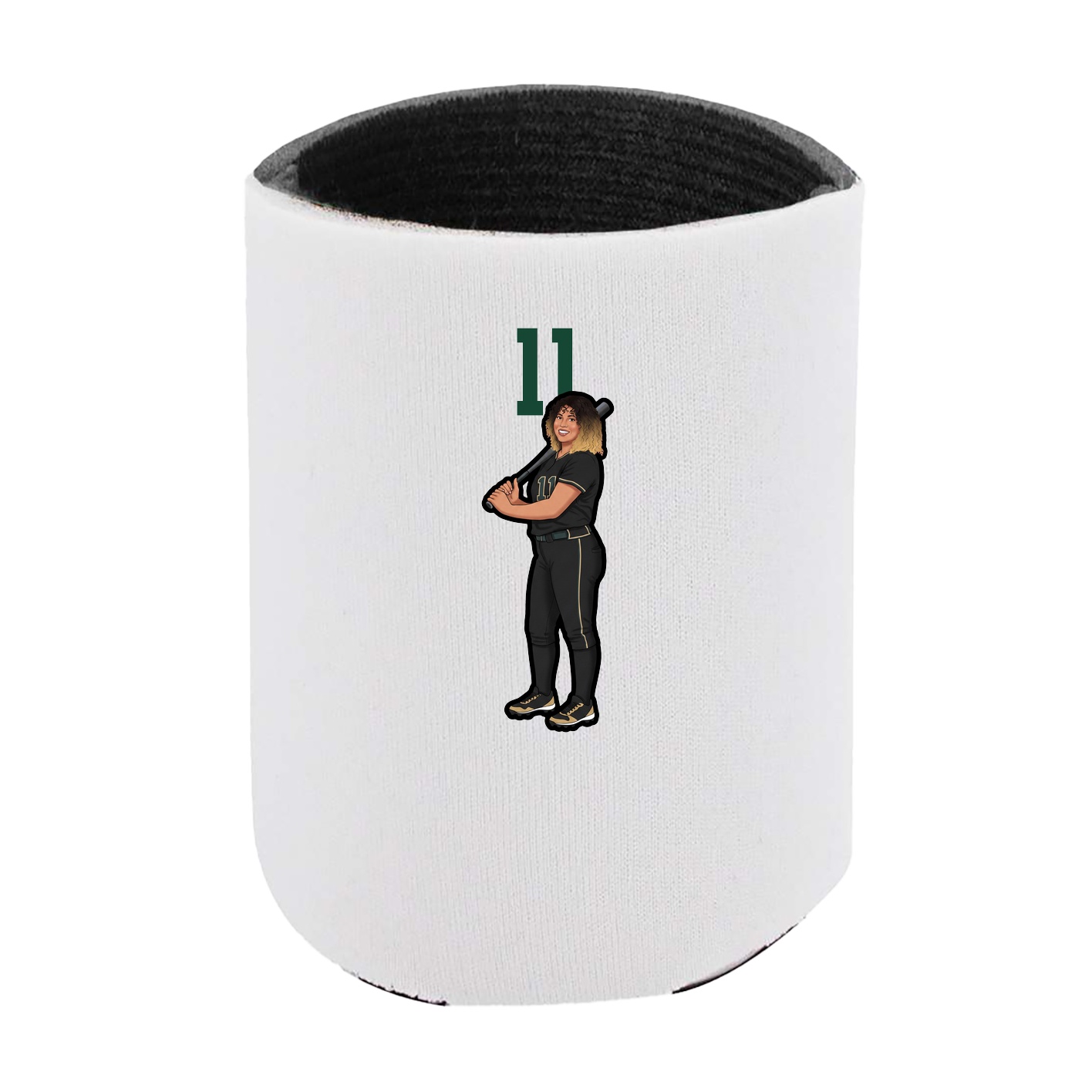 Can Holder — Number Top in White