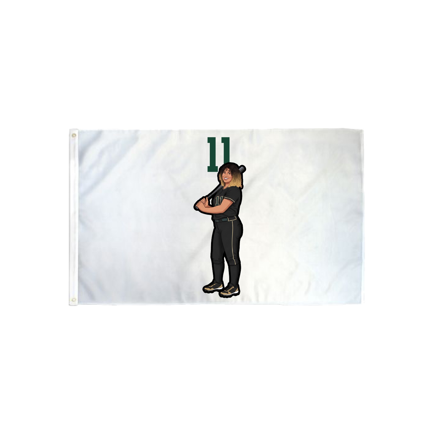 3x5 Flag — Number Top in Classic