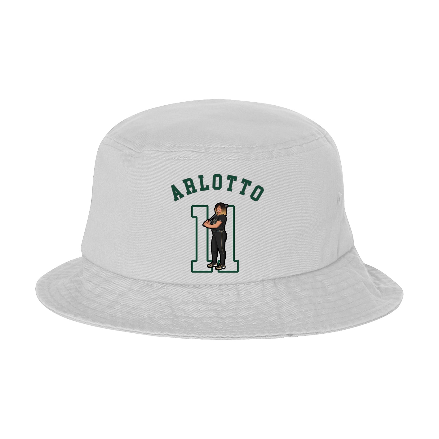 Bucket Cap — Shirsey Arch in White