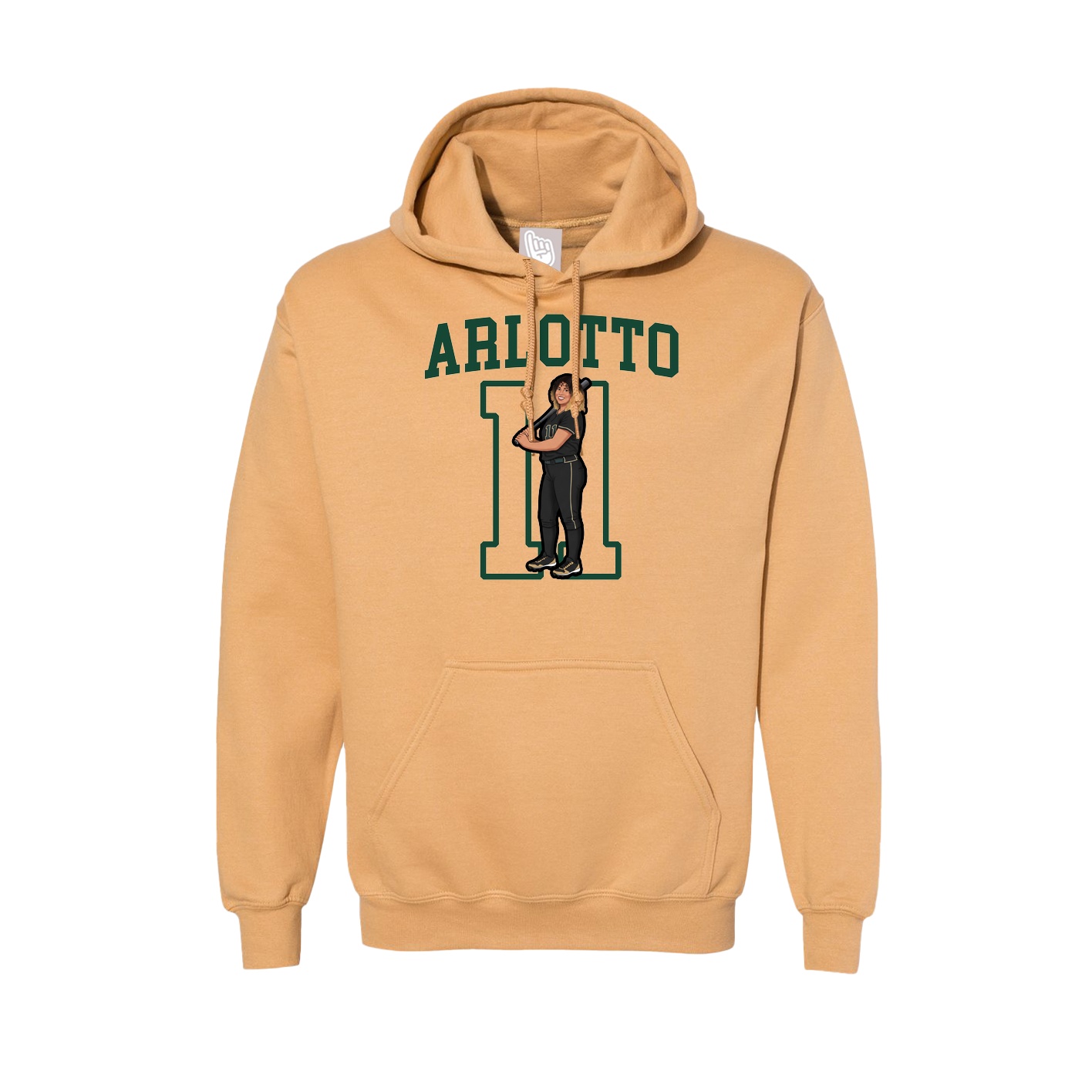 Hoodie — Shirsey in Vegas Gold