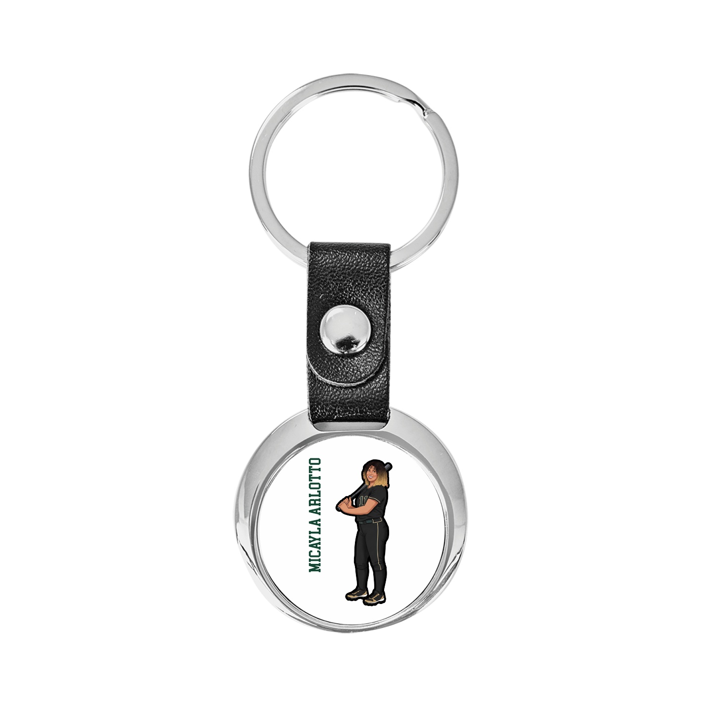 Key Chain — Name Vertical in Classic