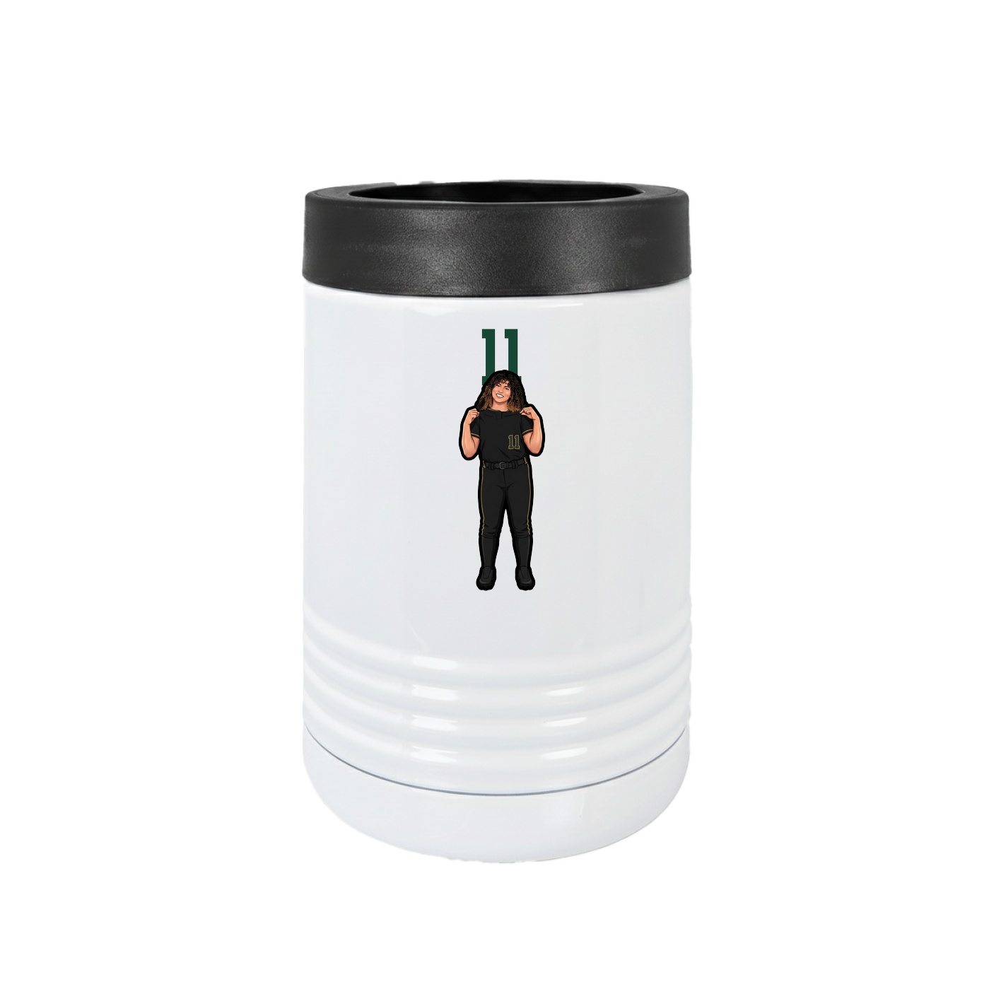 Beverage Holder — Number Top in White