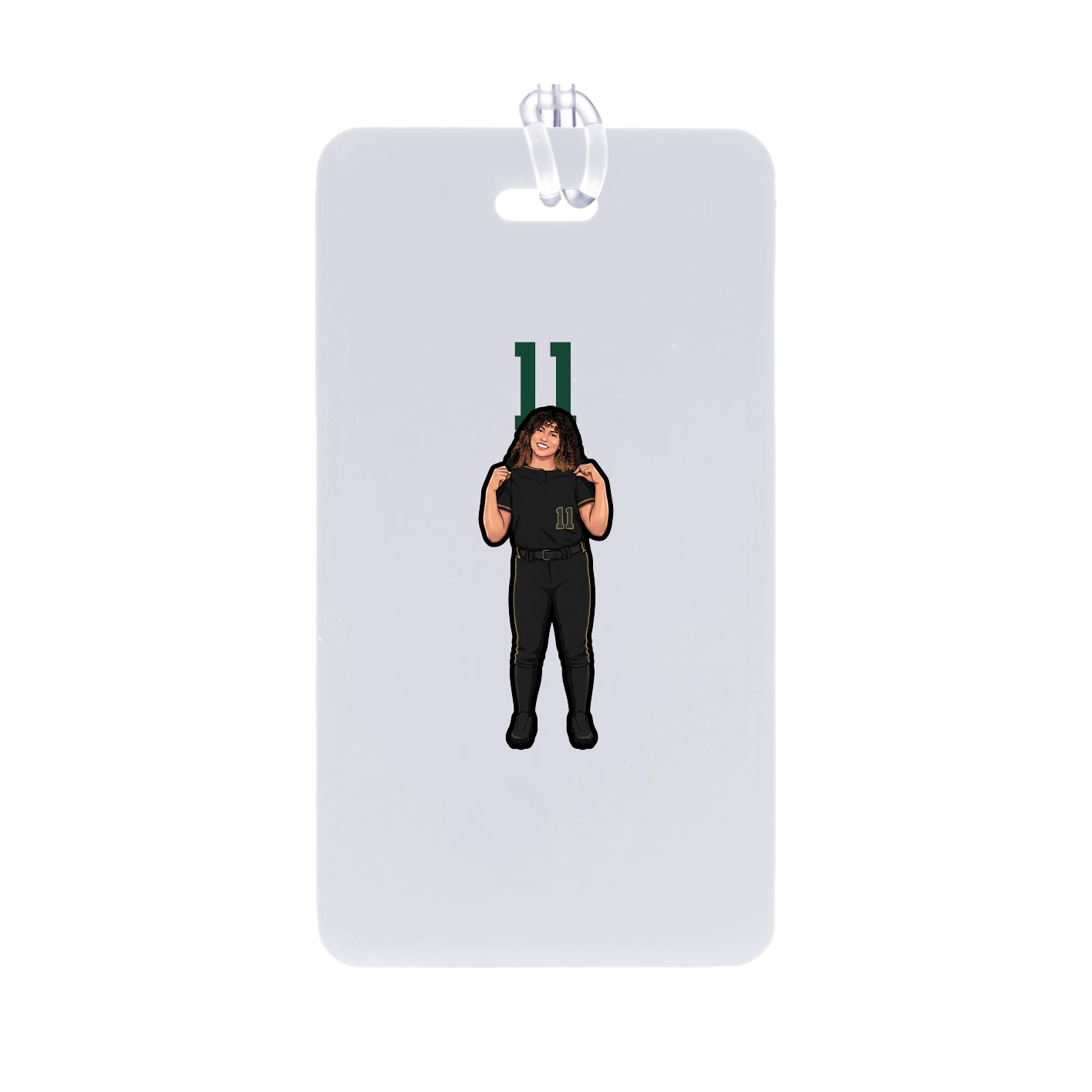 Bag Tag — Number Top in Classic