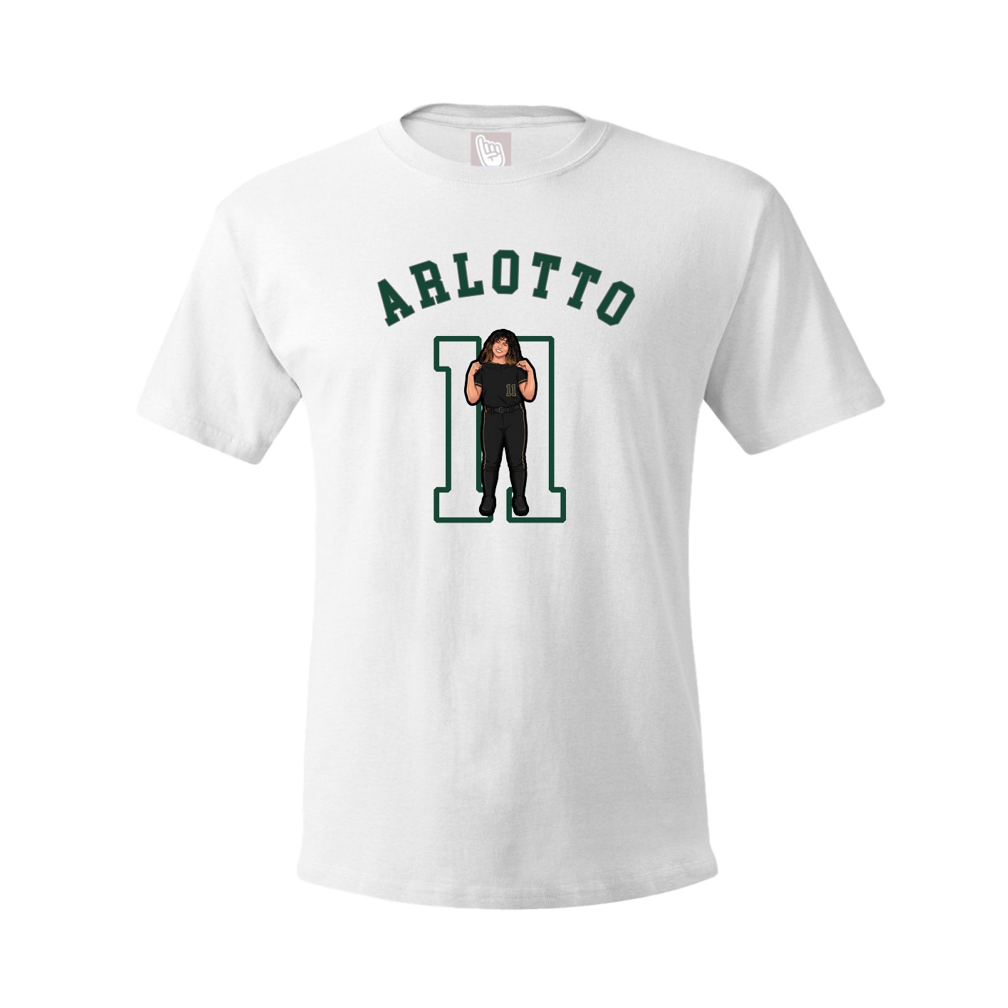 Youth Tee — Shirsey Arch in White