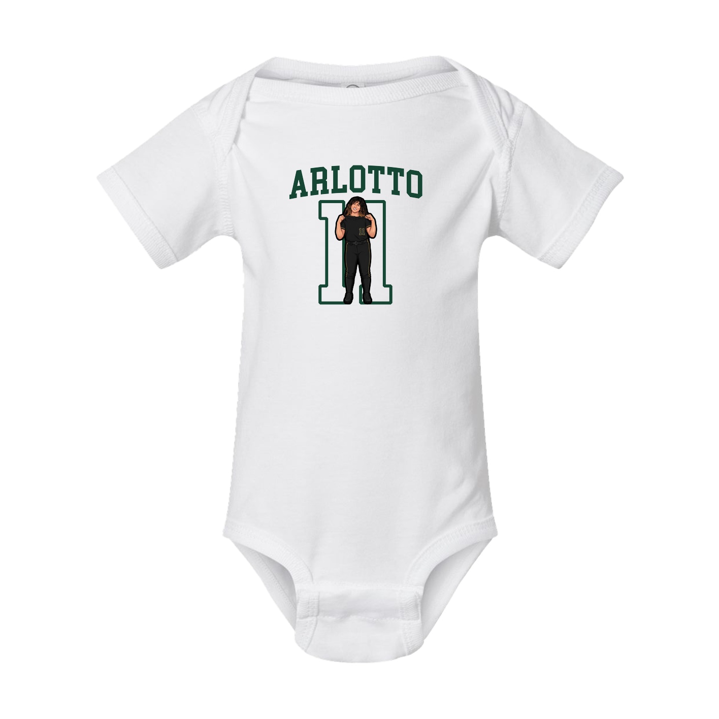 Baby Onesie — Shirsey in White