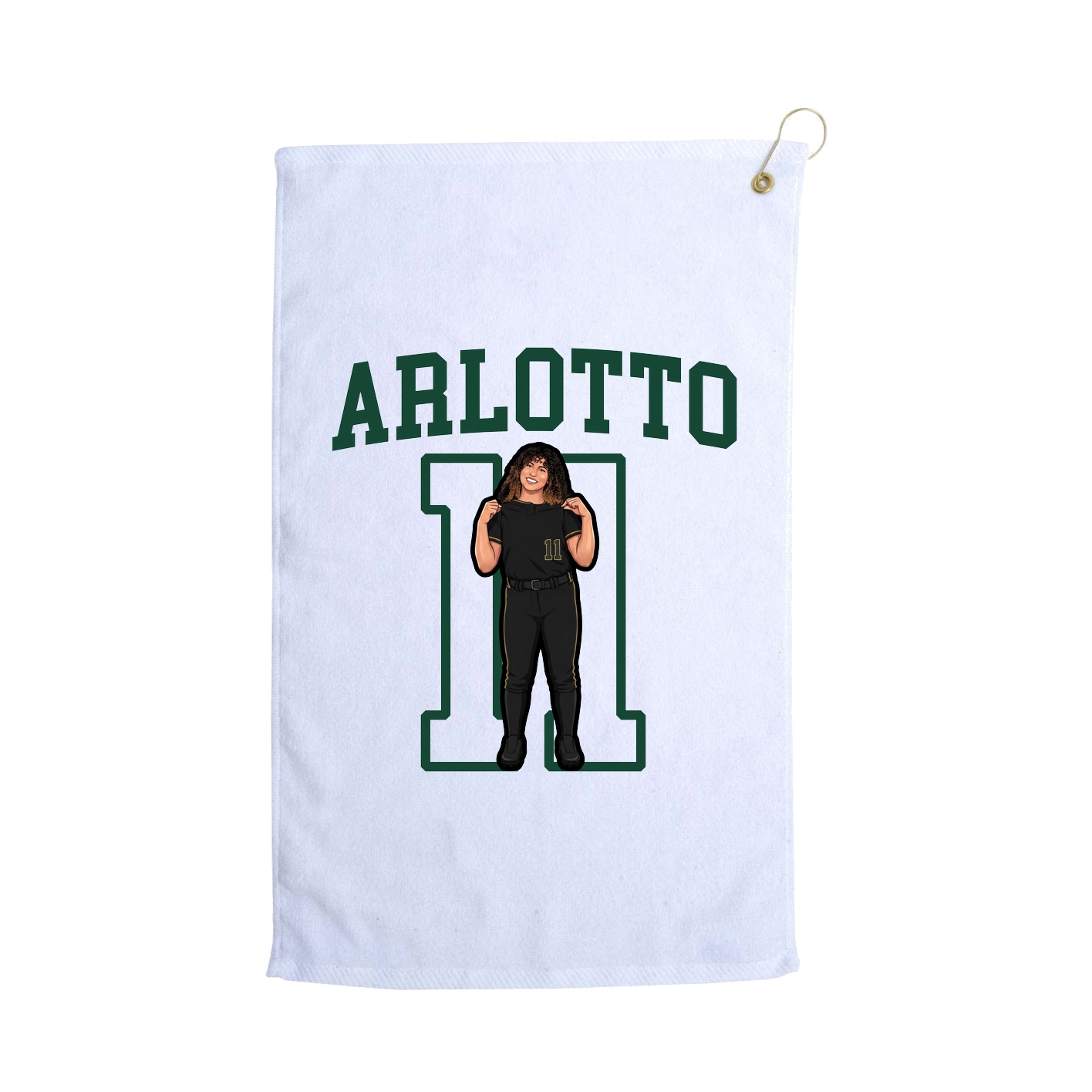 Golf Towel — Shirsey in White