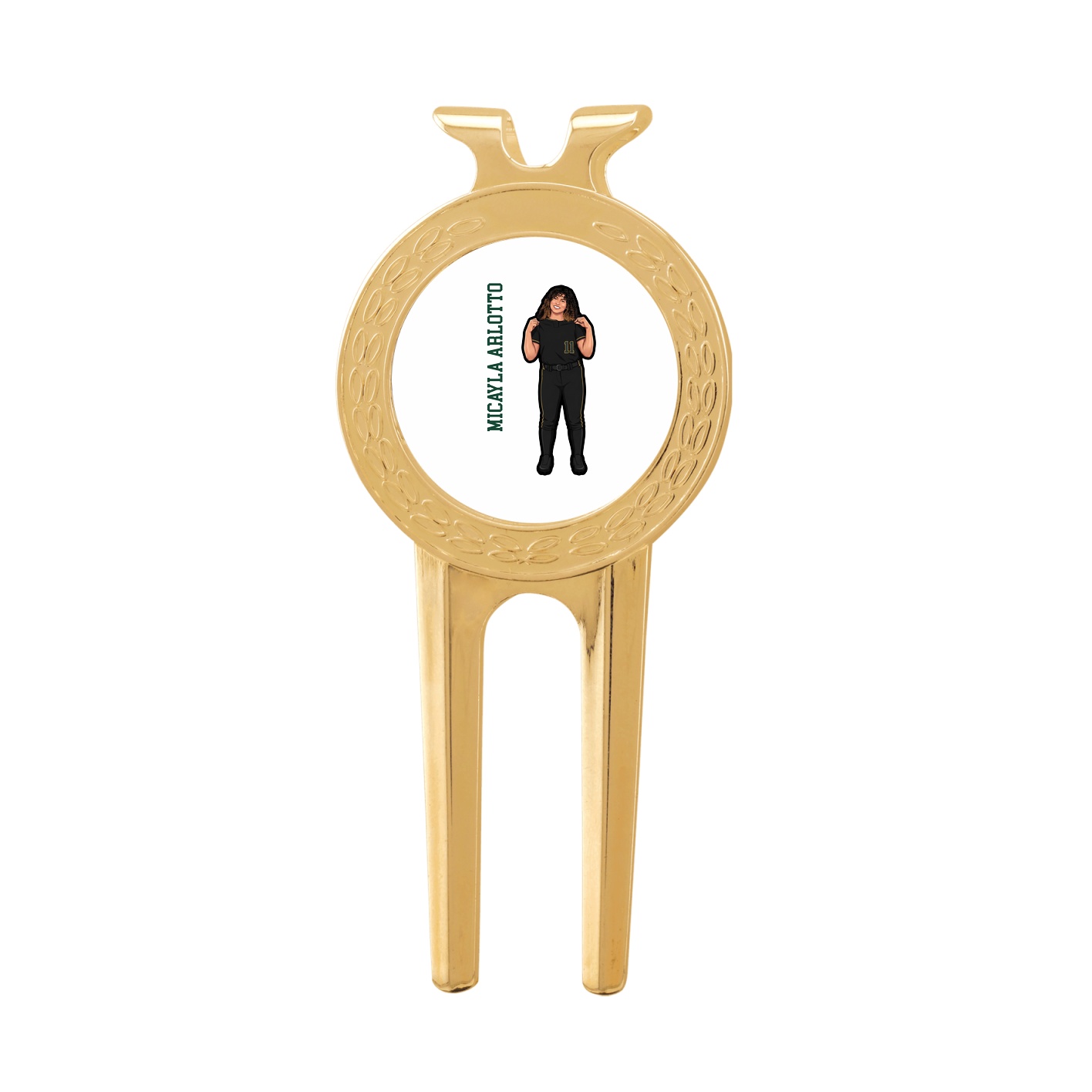 Divot Tool with Ball Marker — Name Vertical in Classic