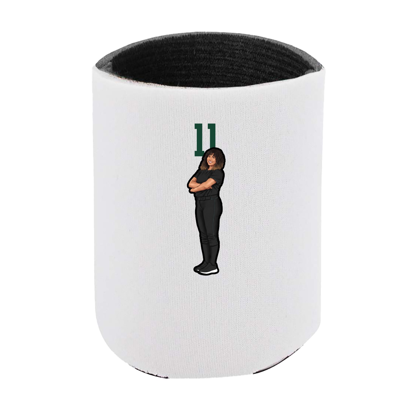 Can Holder — Number Top in White