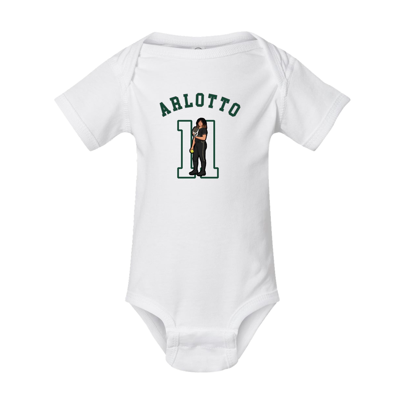 Baby Onesie — Shirsey Arch in White